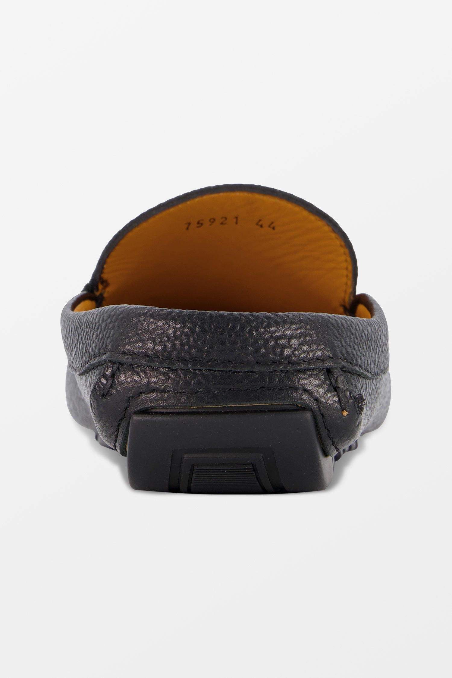 Fiorangelo Black Leather Moccasins