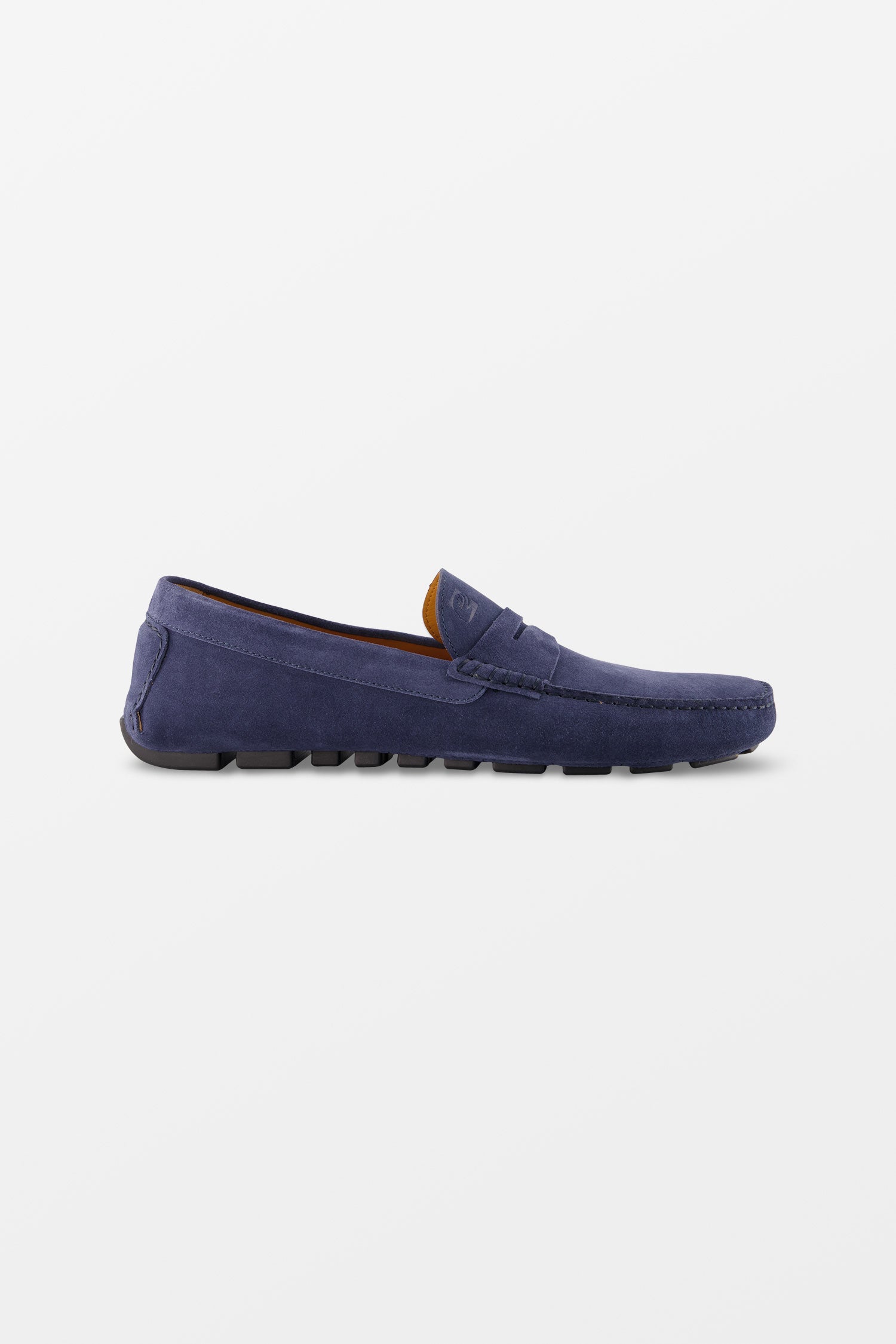 Fiorangelo Blue Velour Moccasins