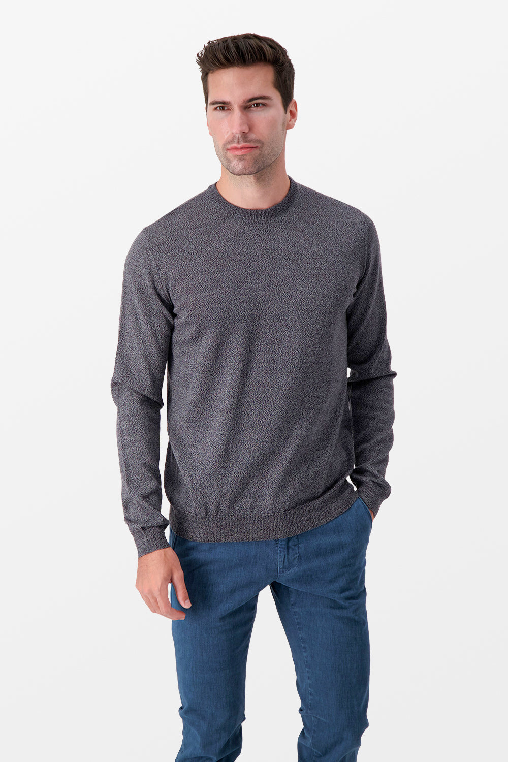 Zanone Grey Giro Z-Man Sweater
