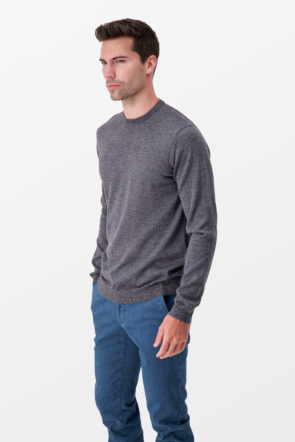 Zanone Grey Giro Z-Man Sweater