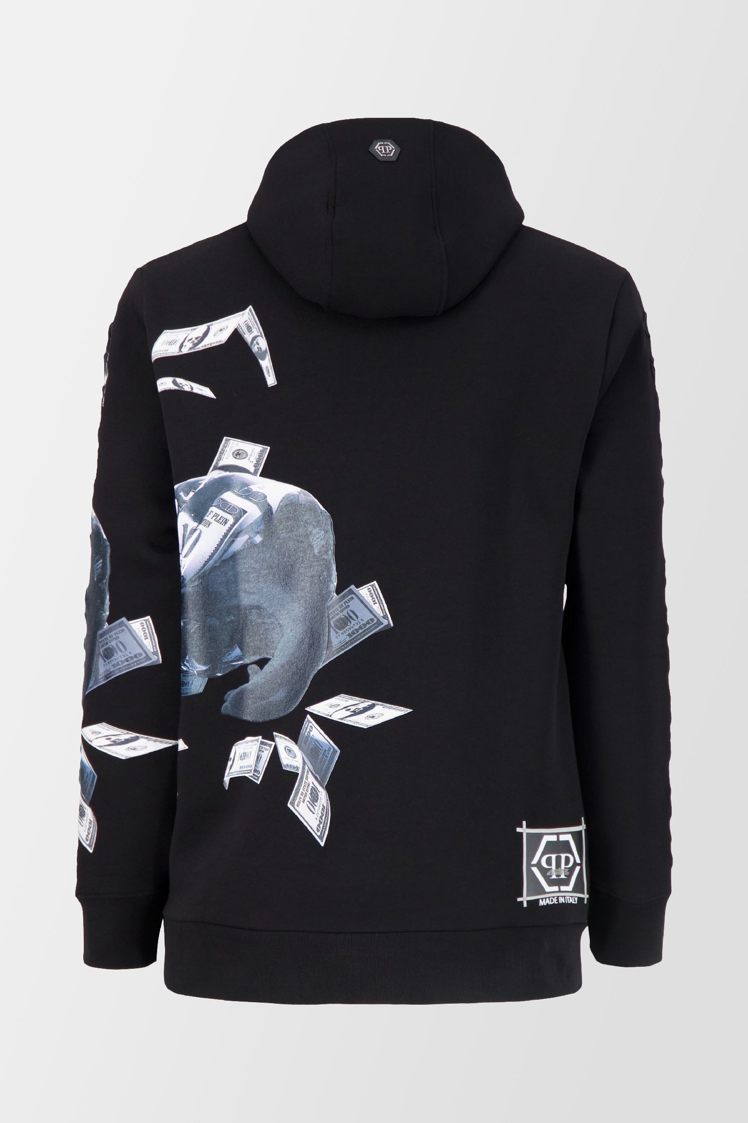 Philipp Plein Limited Black Dollar Hoodie