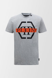 Philipp Plein Grey SS Hexagon T-Shirt