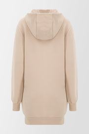 Philipp Plein Signature Beige Embroidery Hoodie