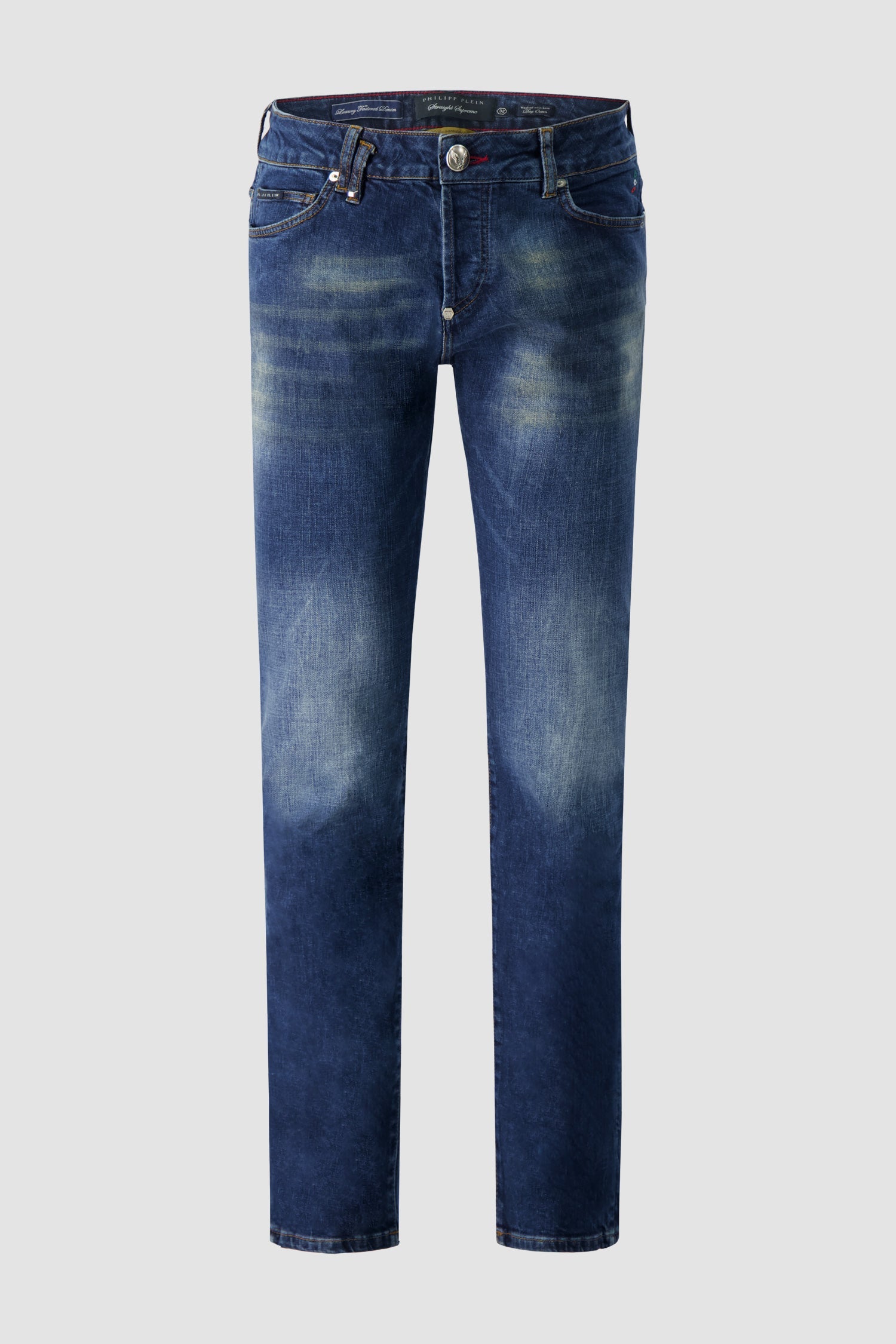 Philipp Plein Denim Straight Supreme Trousers