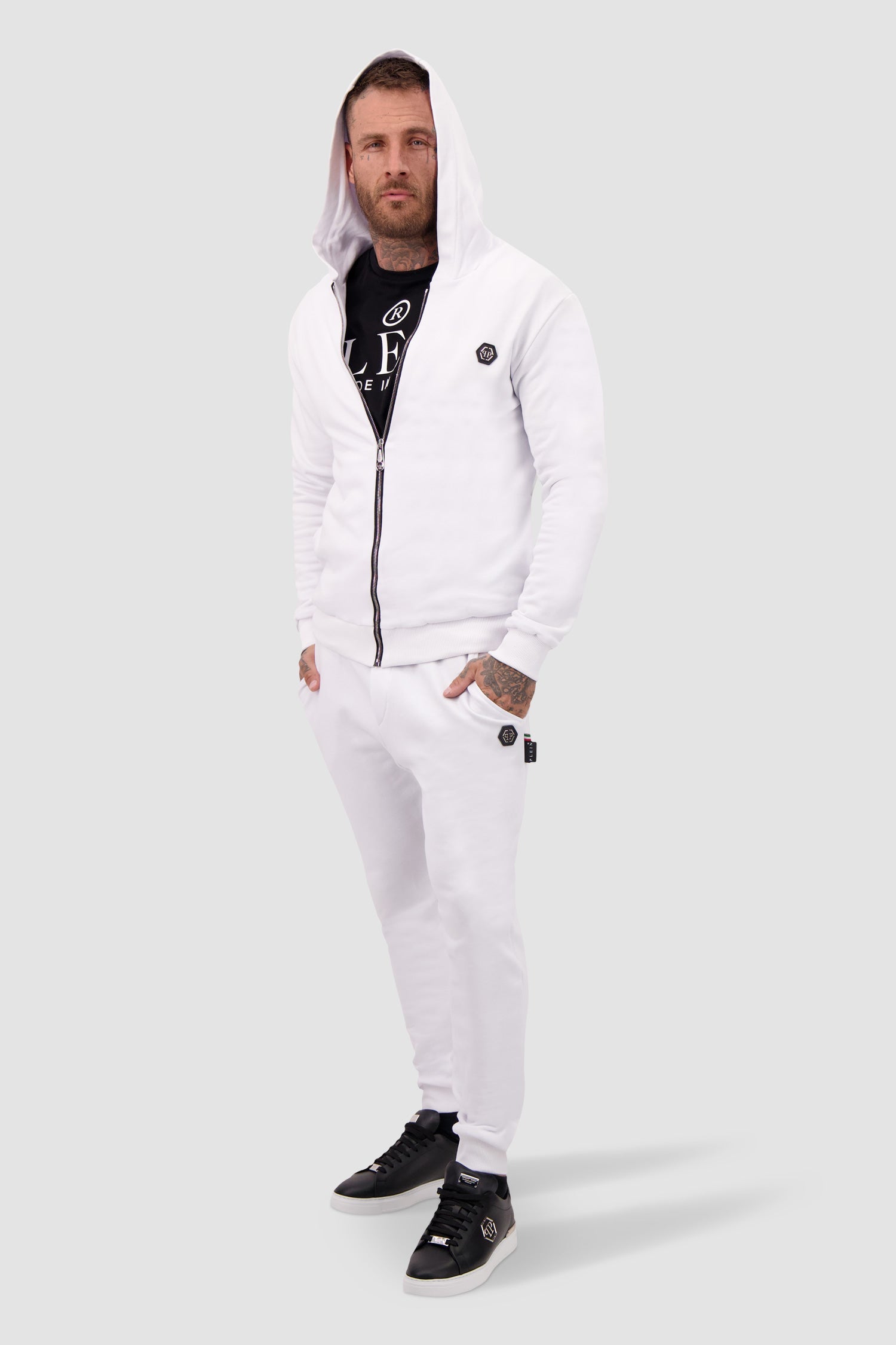 Philipp Plein White PP1978 Jogging Tracksuit