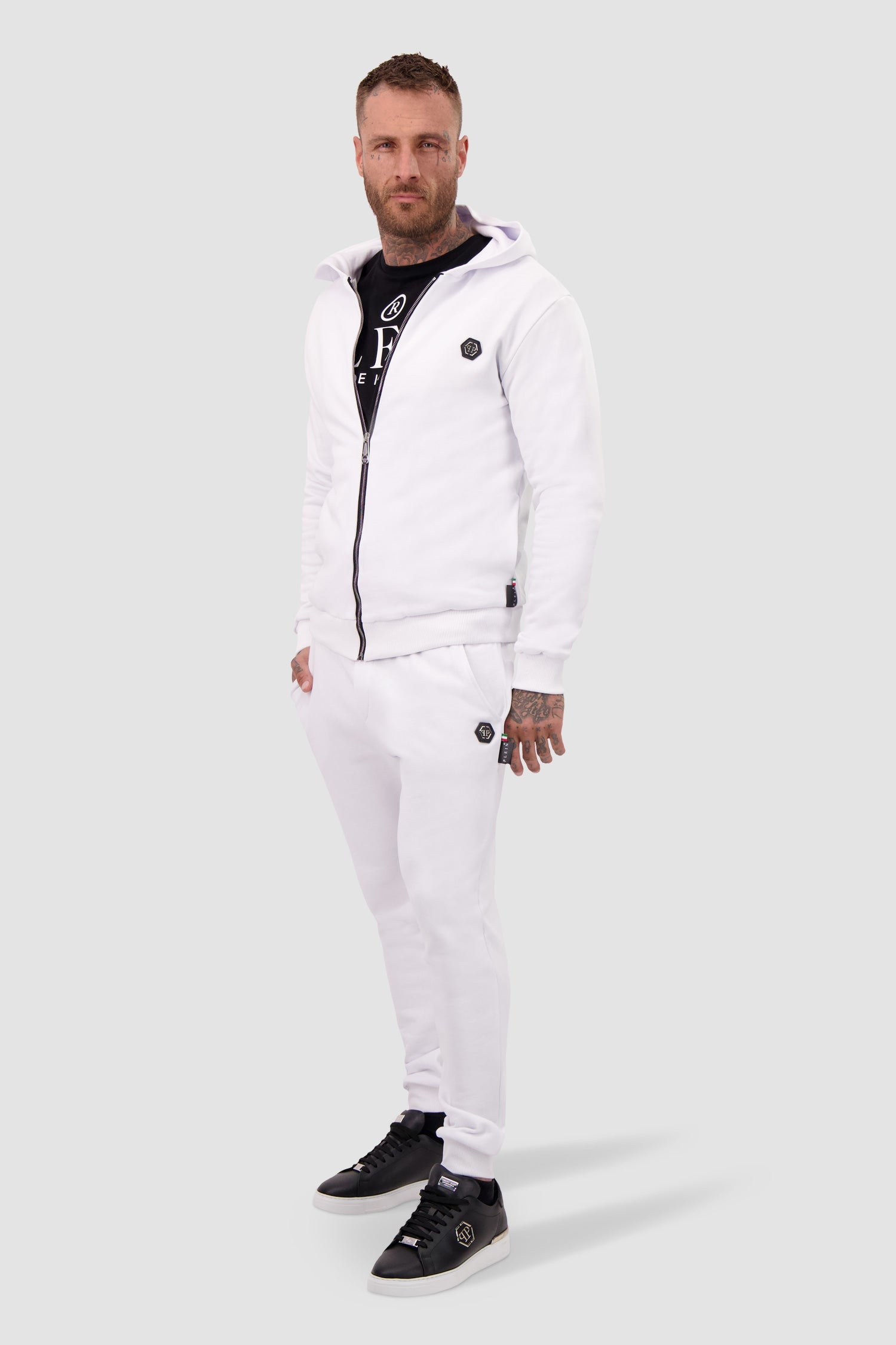 Philipp Plein White PP1978 Jogging Tracksuit