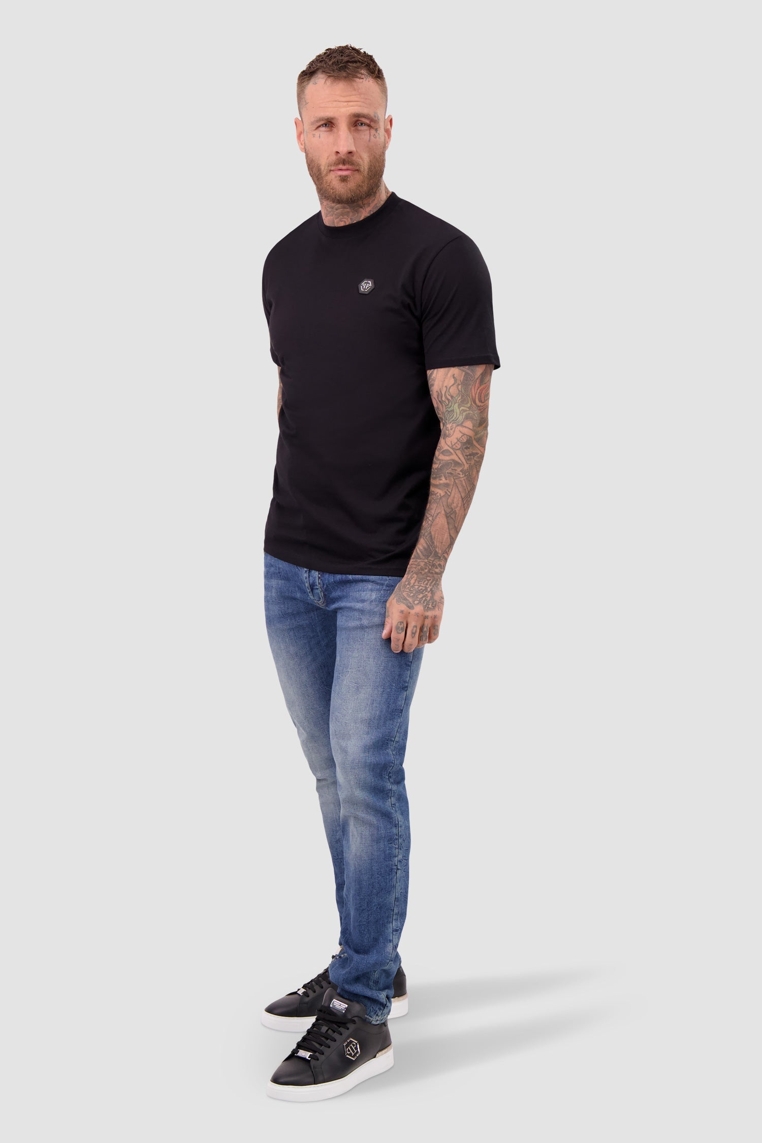 Philipp Plein Round Neck SS Basic T-Shirt