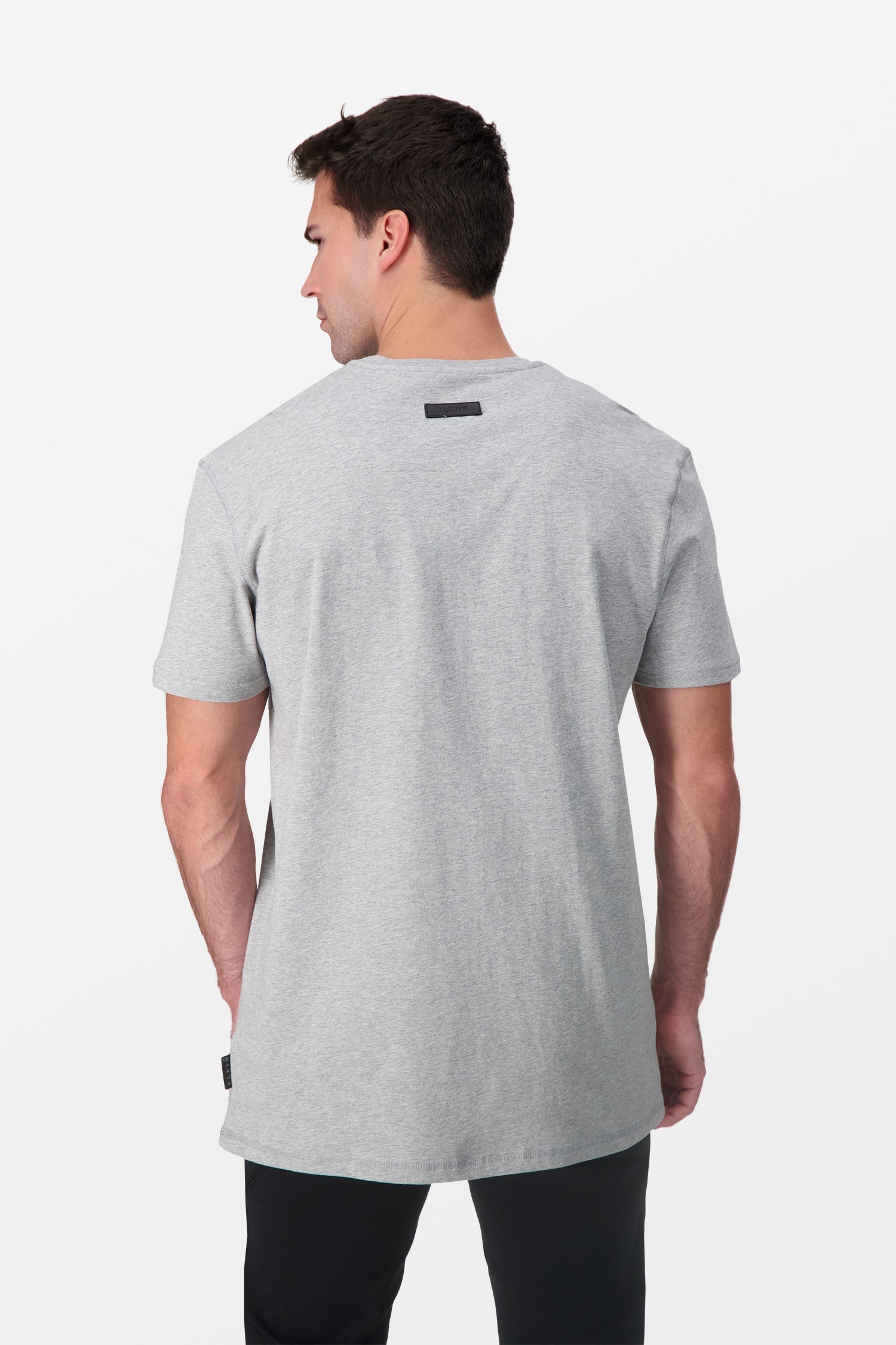 Philipp Plein Grey Round Neck SS Iconic Plein T-Shirt