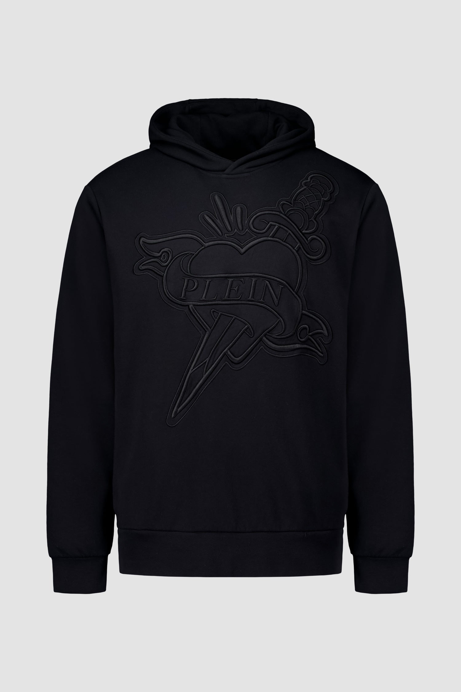 Philipp Plein Black Love Hoodie