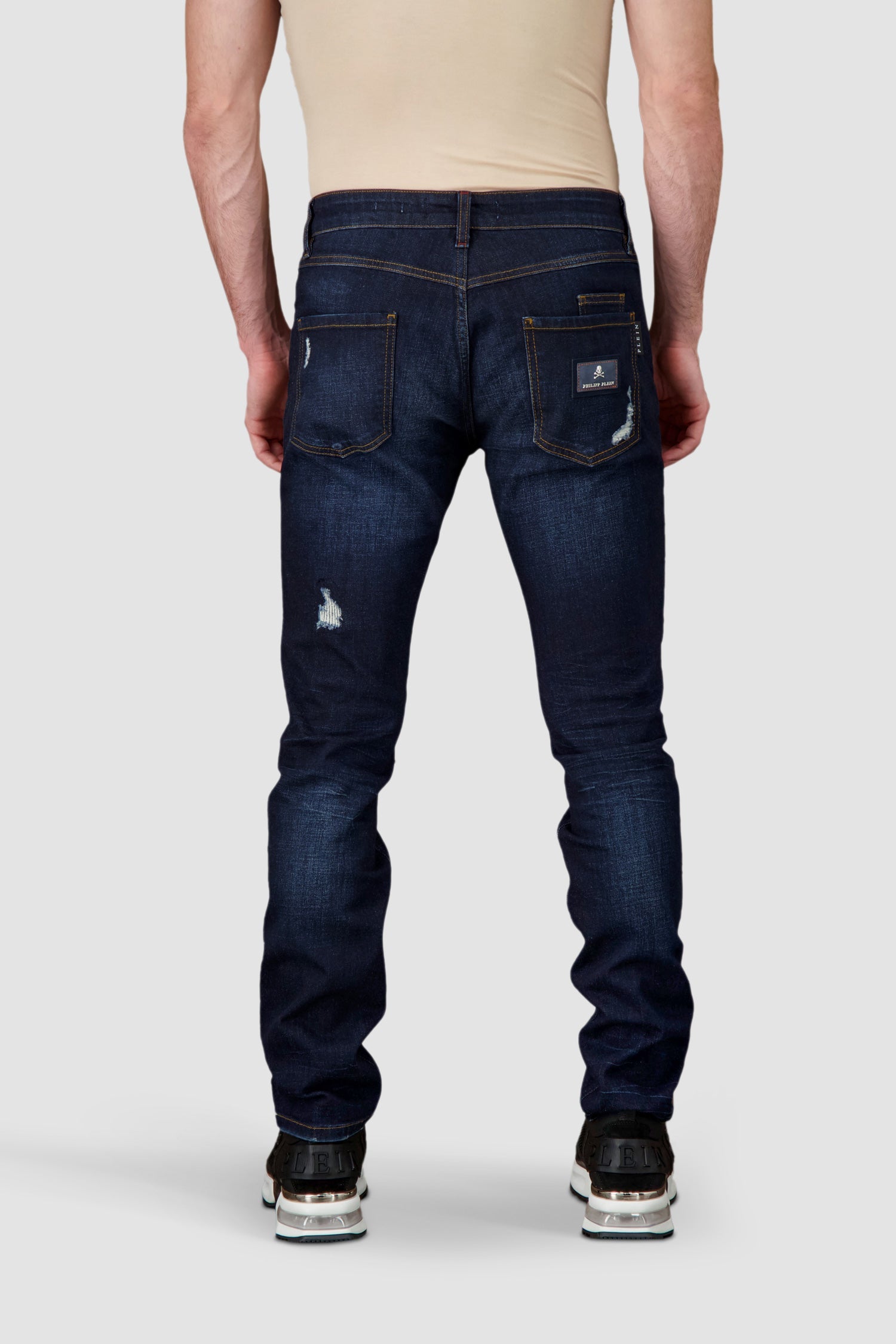 Philipp Plein Super Straight Cut Denim Original Jeans