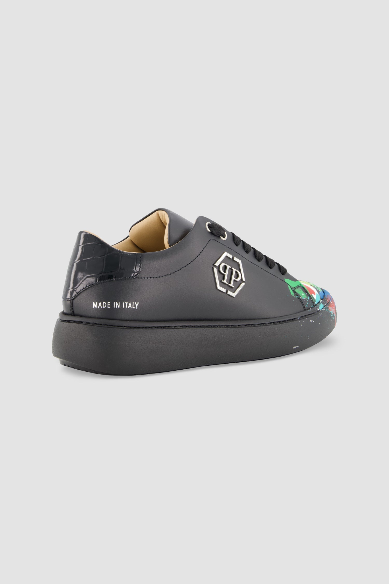 Philipp Plein Dripping Lo-Top Sneakers