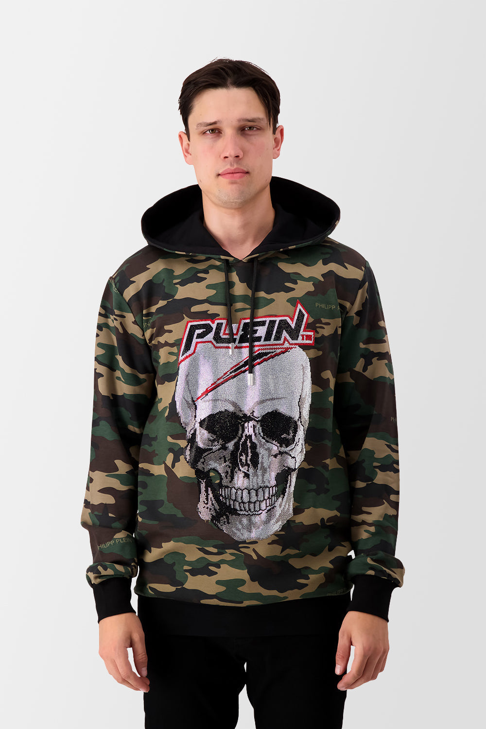 Philipp Plein Camo Space Plein Hoodie