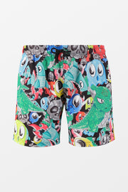 Philipp Plein Monsters Beachwear Shorts