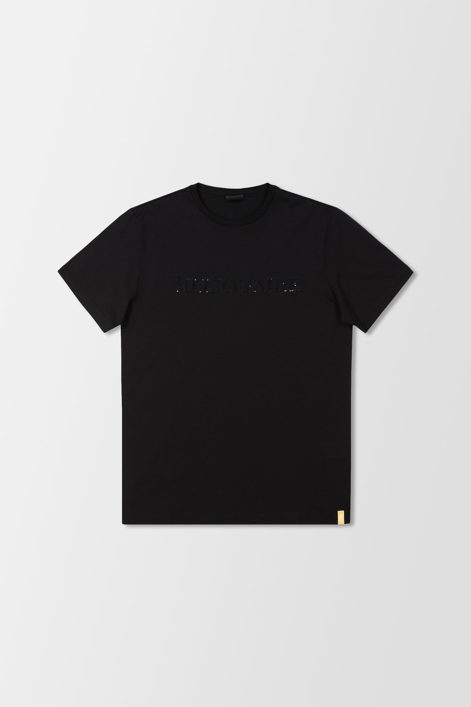 Billionaire Black SS Logos Round Neck T-Shirt