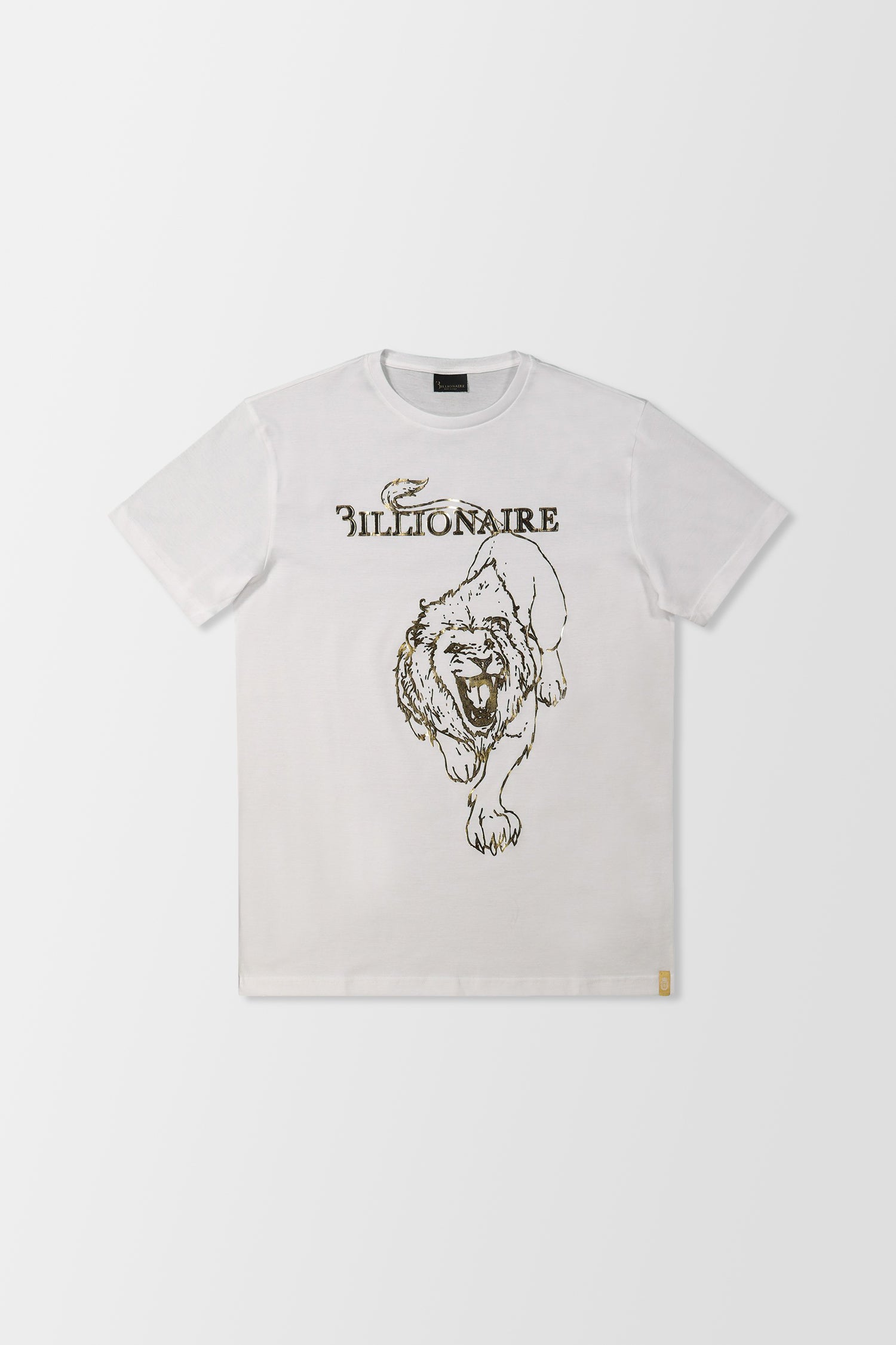 Billionaire White SS Lion Round Neck T-Shirt