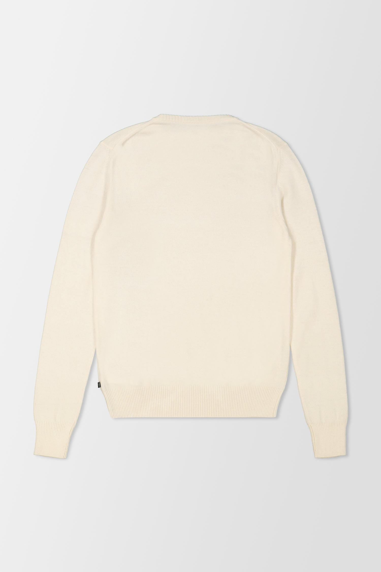 Philipp Plein White Round Neck LS Skull Crystal Pullover