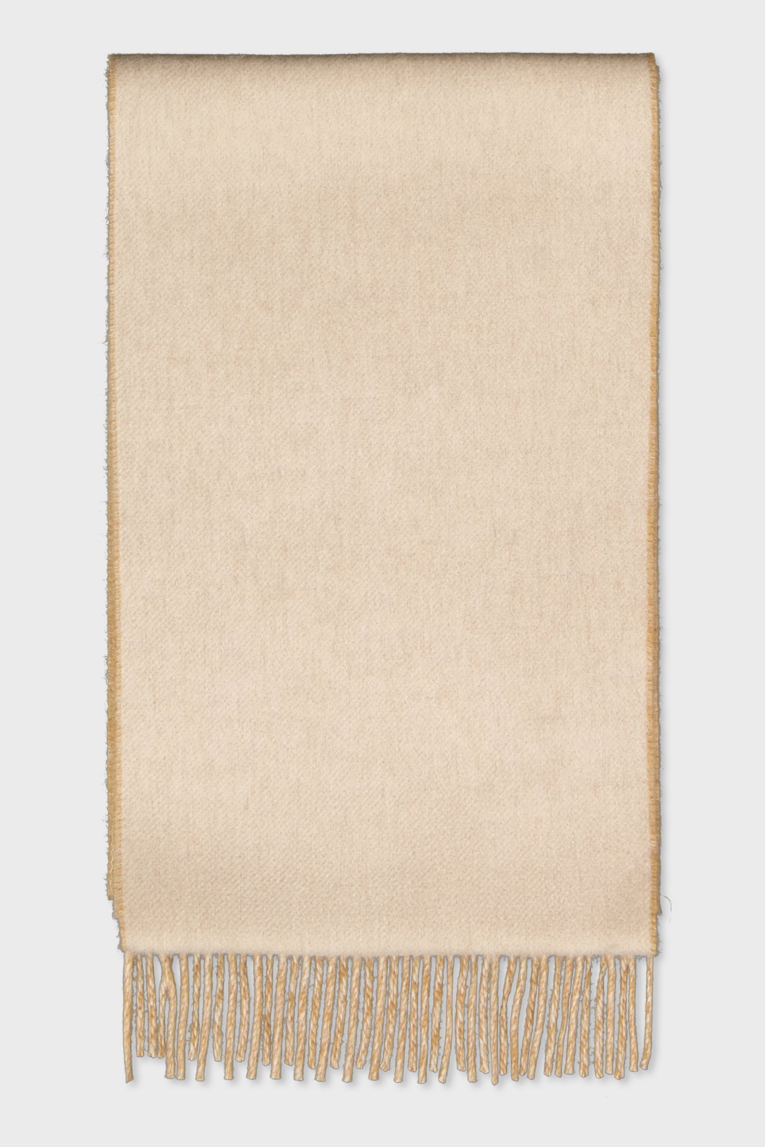 Lanificio Colombo Beige/Brown Cashmere Scarf