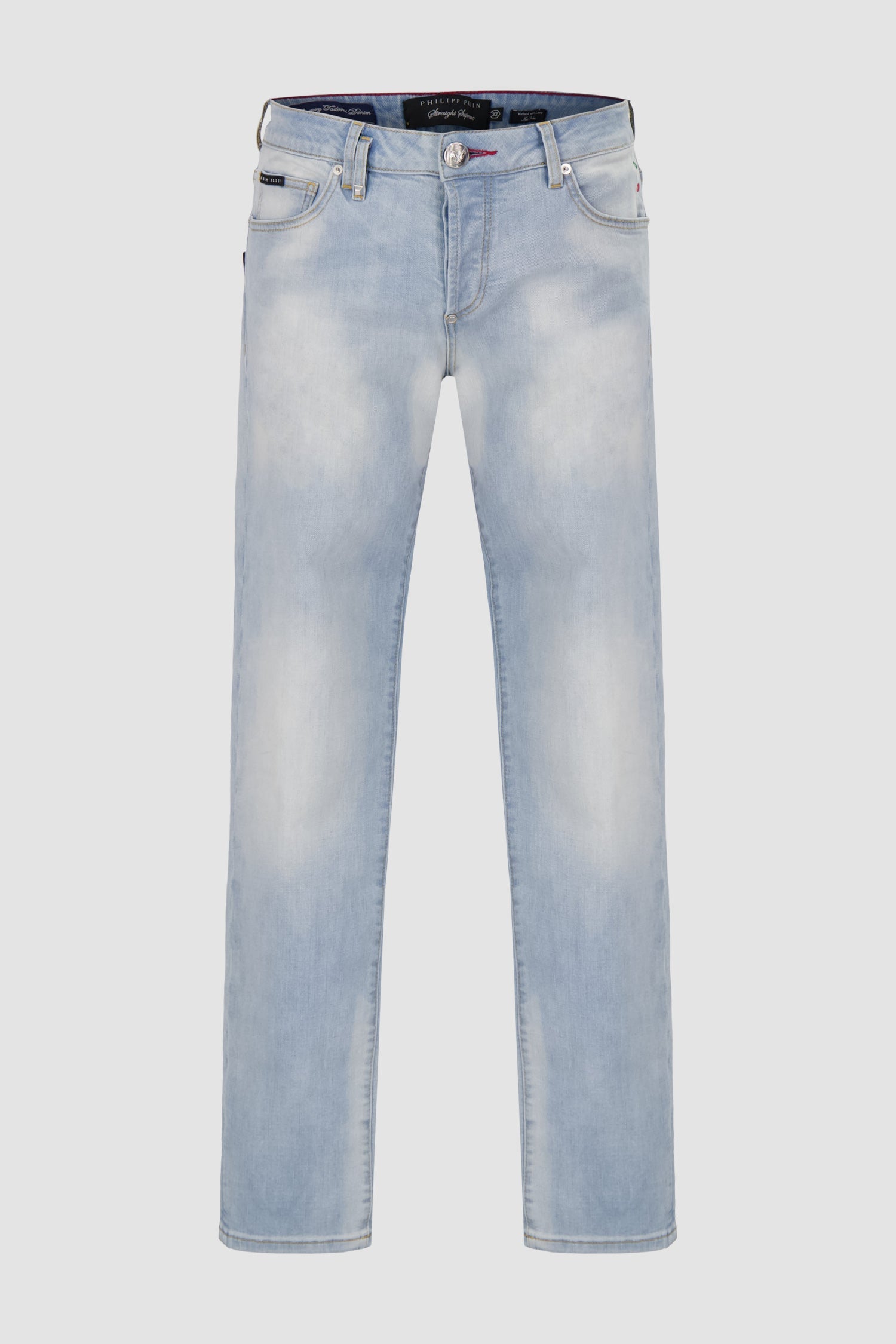 Philipp Plein Denim Super Basic Straight Trousers