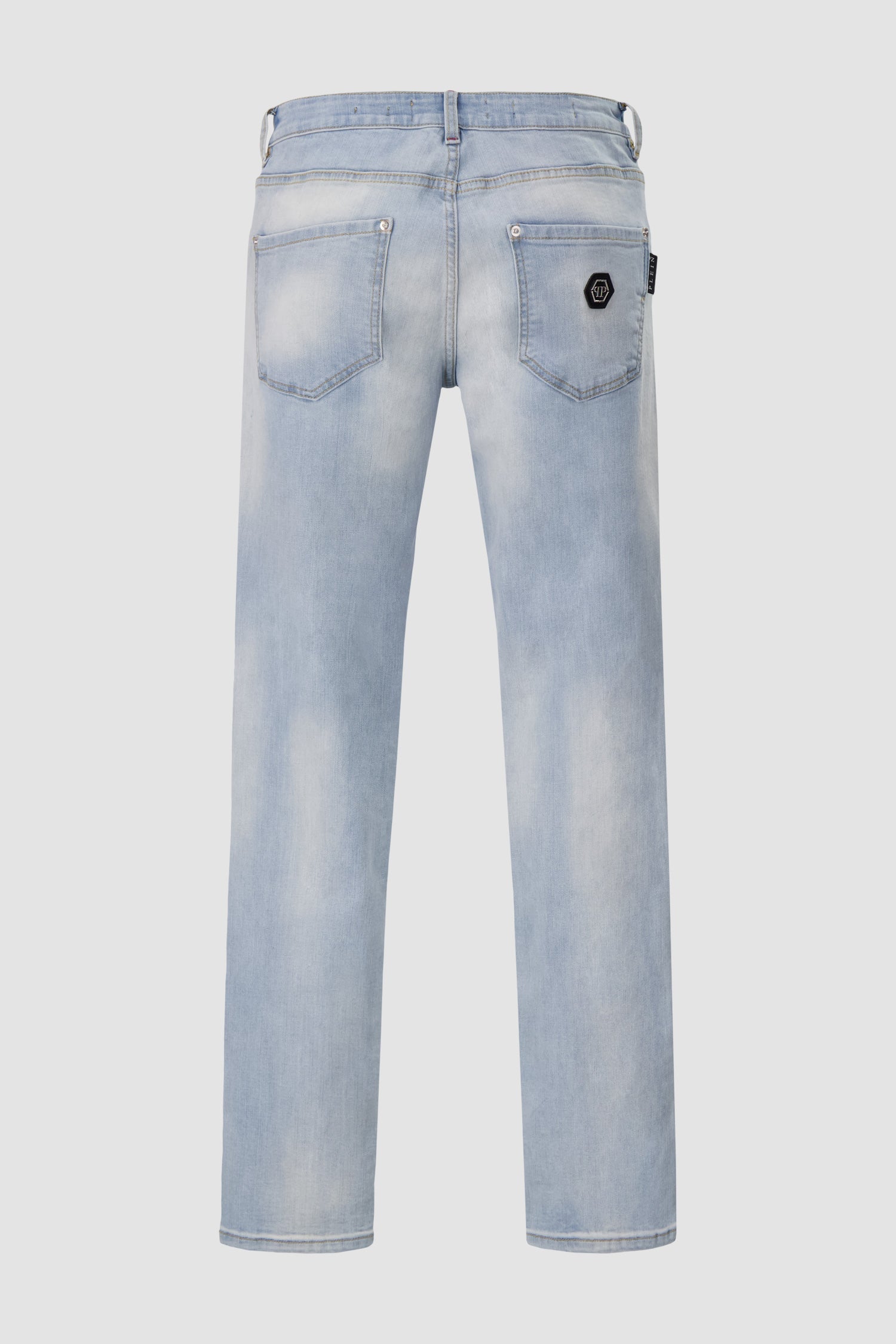 Philipp Plein Denim Super Basic Straight Trousers