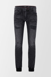 Philipp Plein Grey Denim Jogging Iconic Plein Jeans