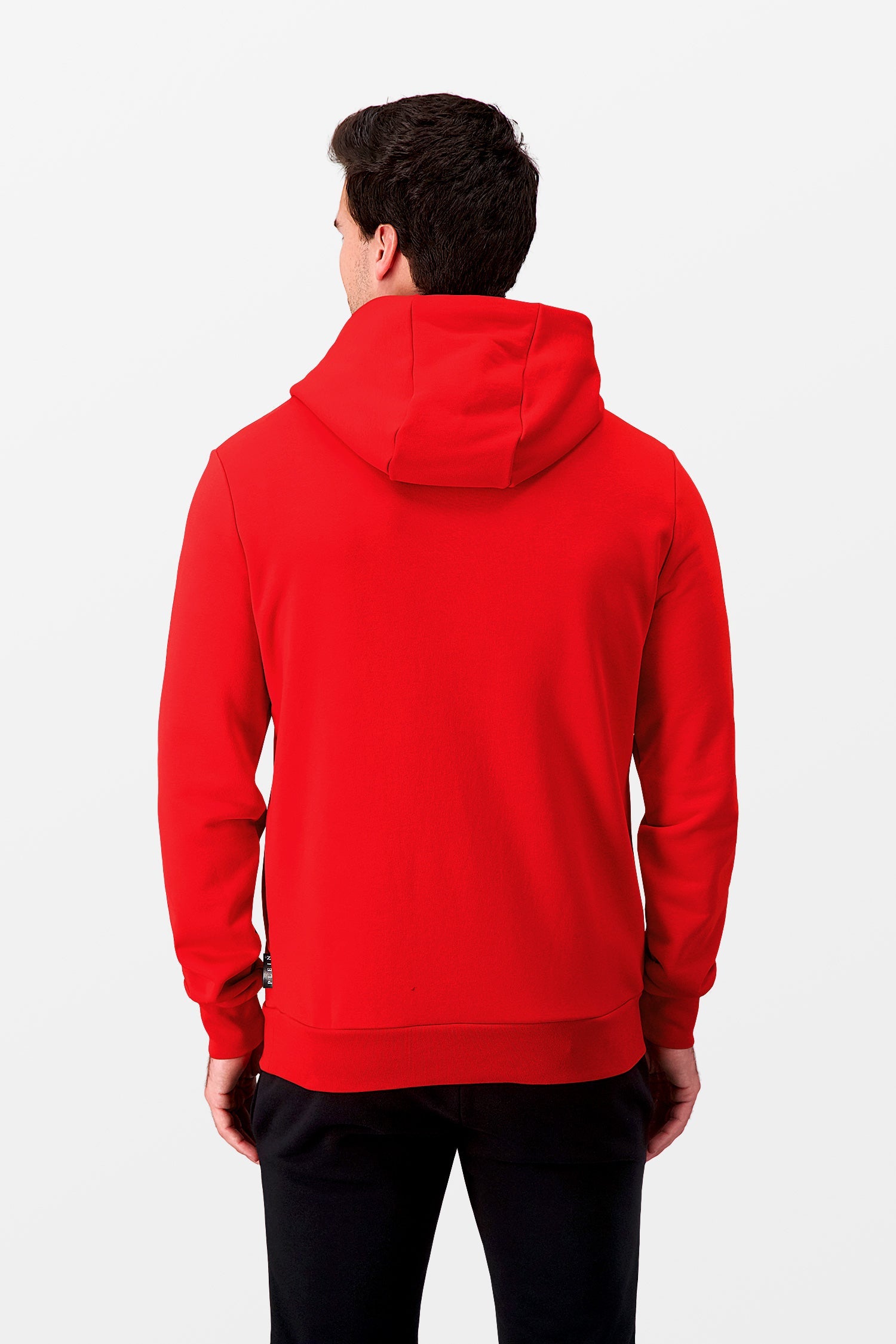 Philipp Plein Red Institutional Hoodie