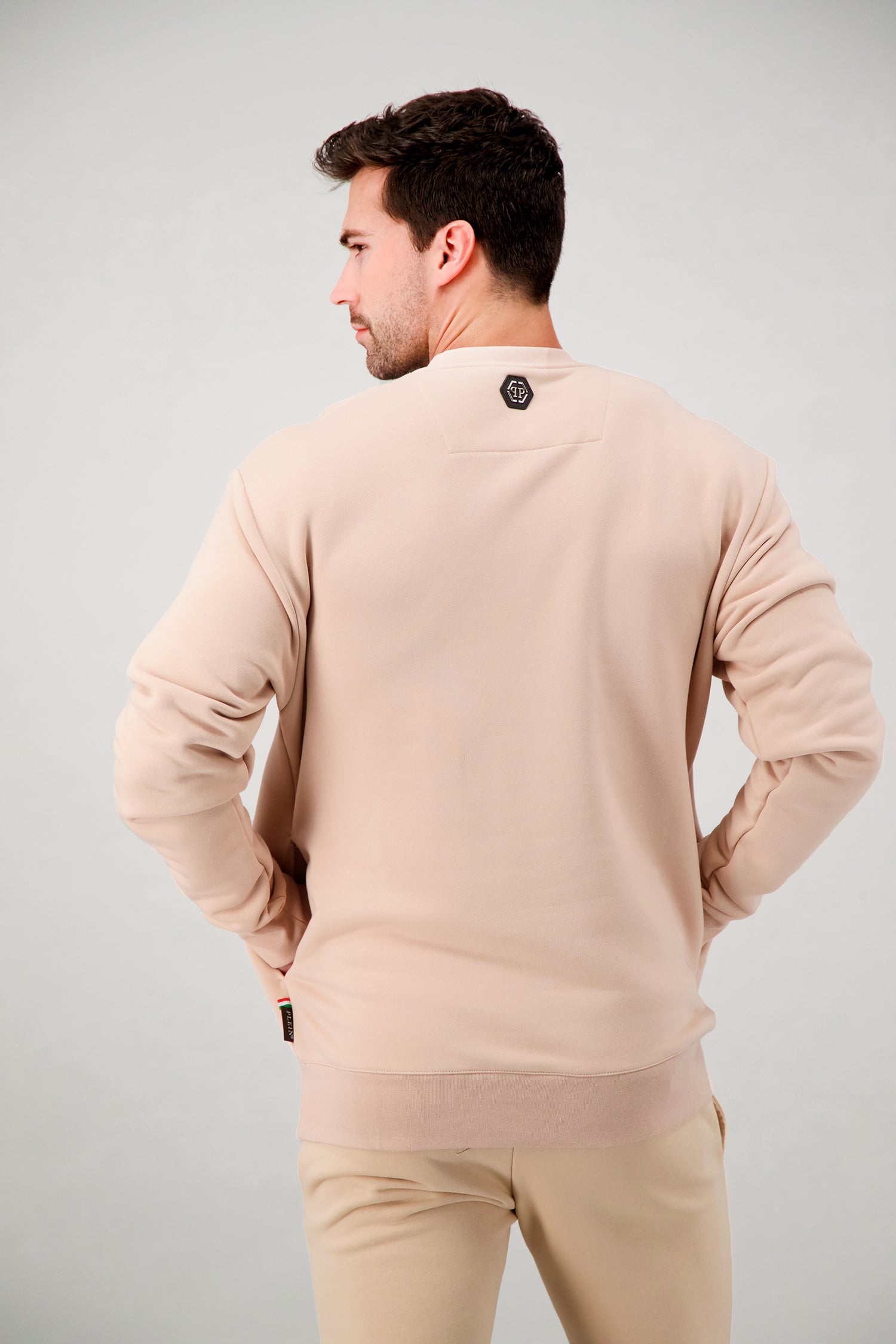 Philipp Plein Signature Beige Sweatshirt