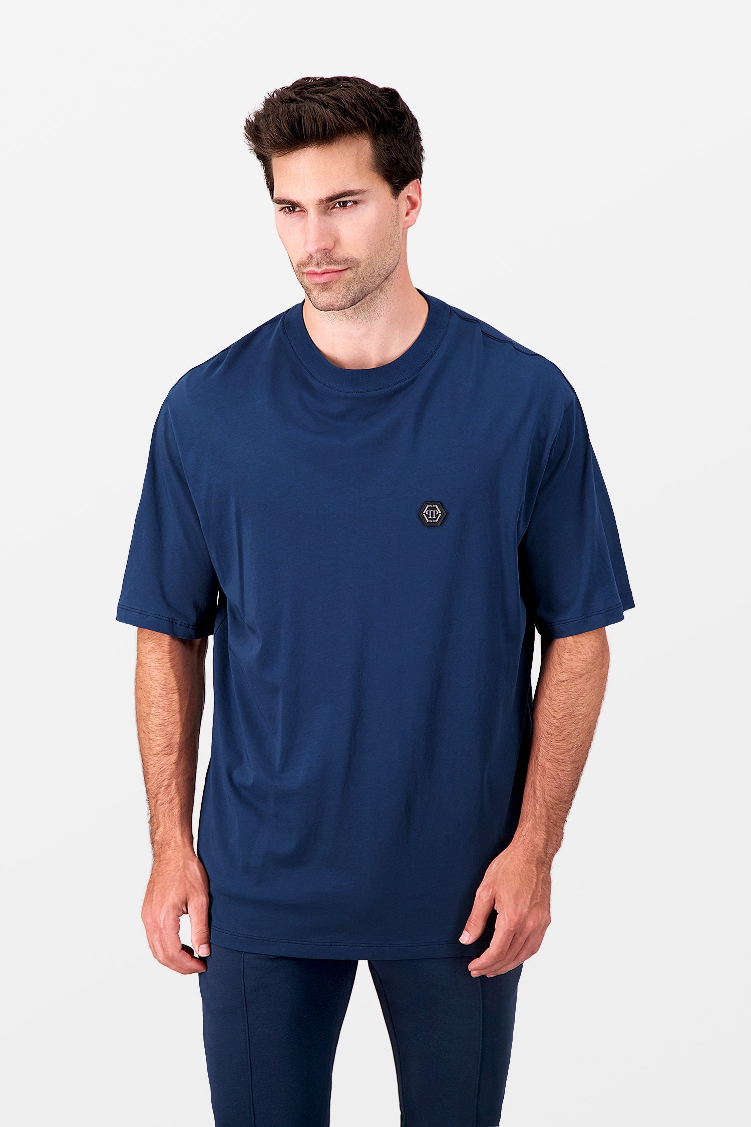 Philipp Plein Navy Round Neck SS PP 1978 T-Shirt