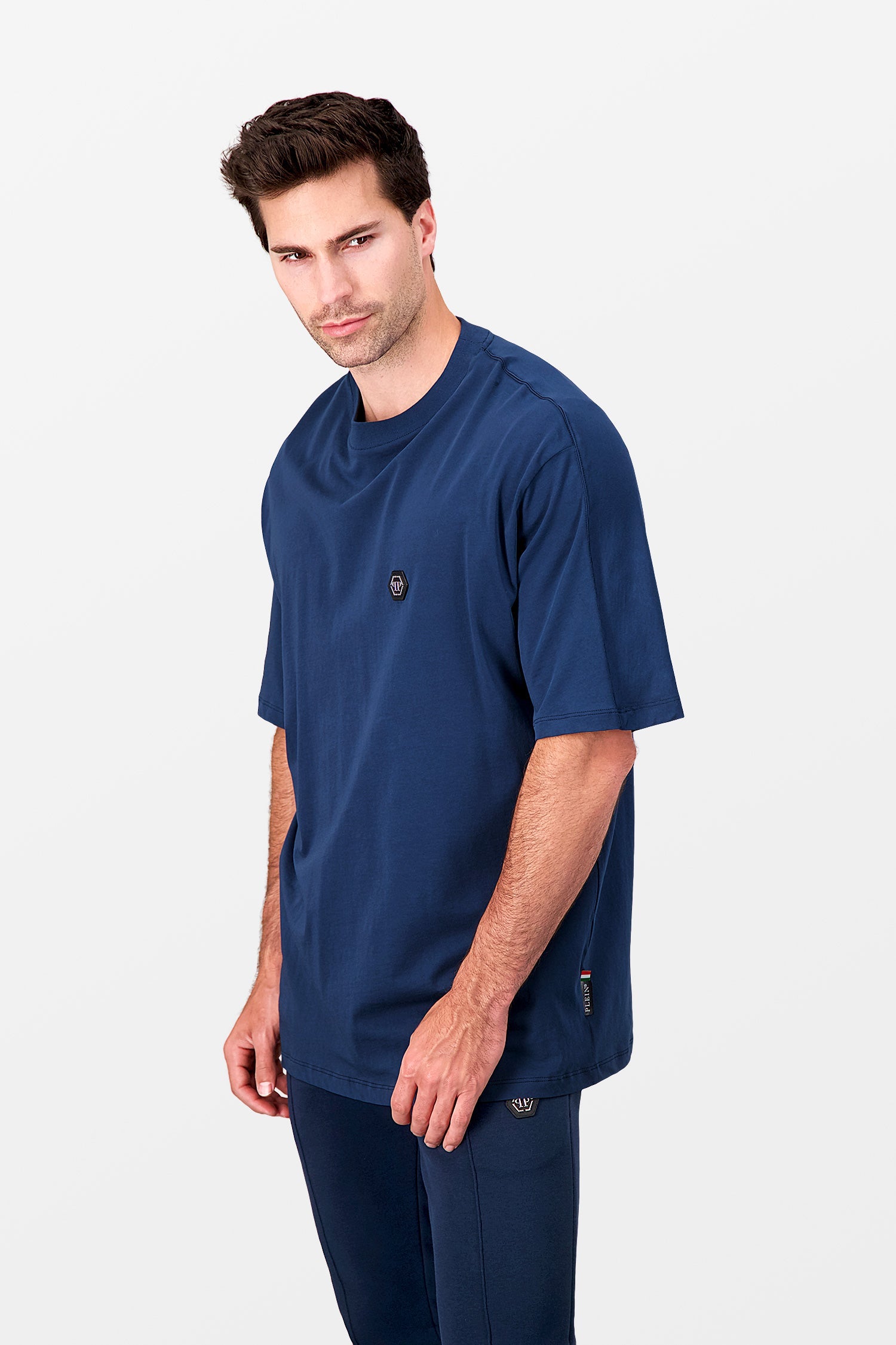 Philipp Plein Navy Round Neck SS PP 1978 T-Shirt