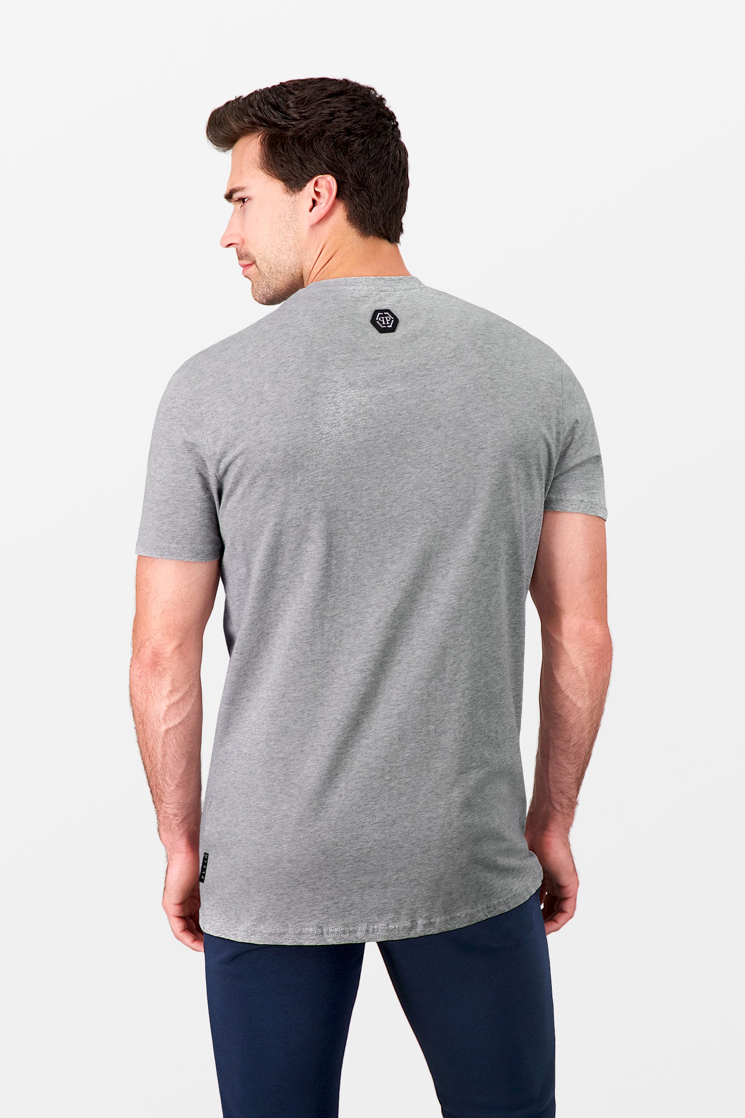 Philipp Plein Grey SS Hexagon T-Shirt