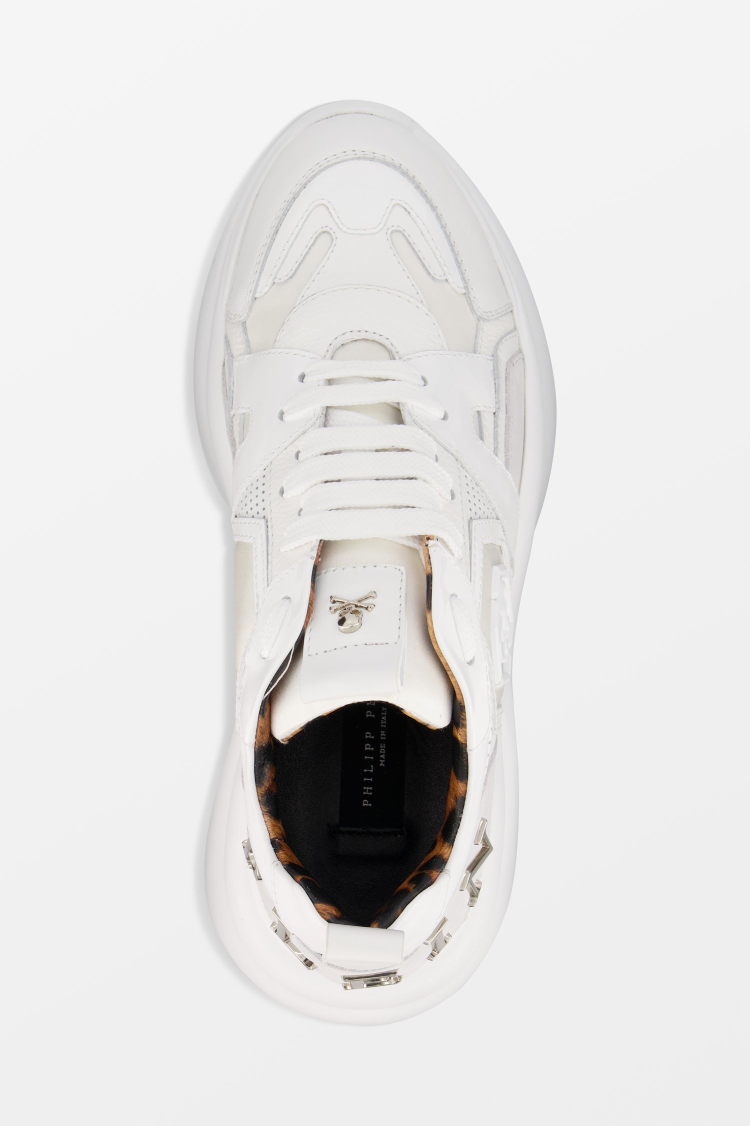 Philipp Plein White Plein Hurricane Sneakers