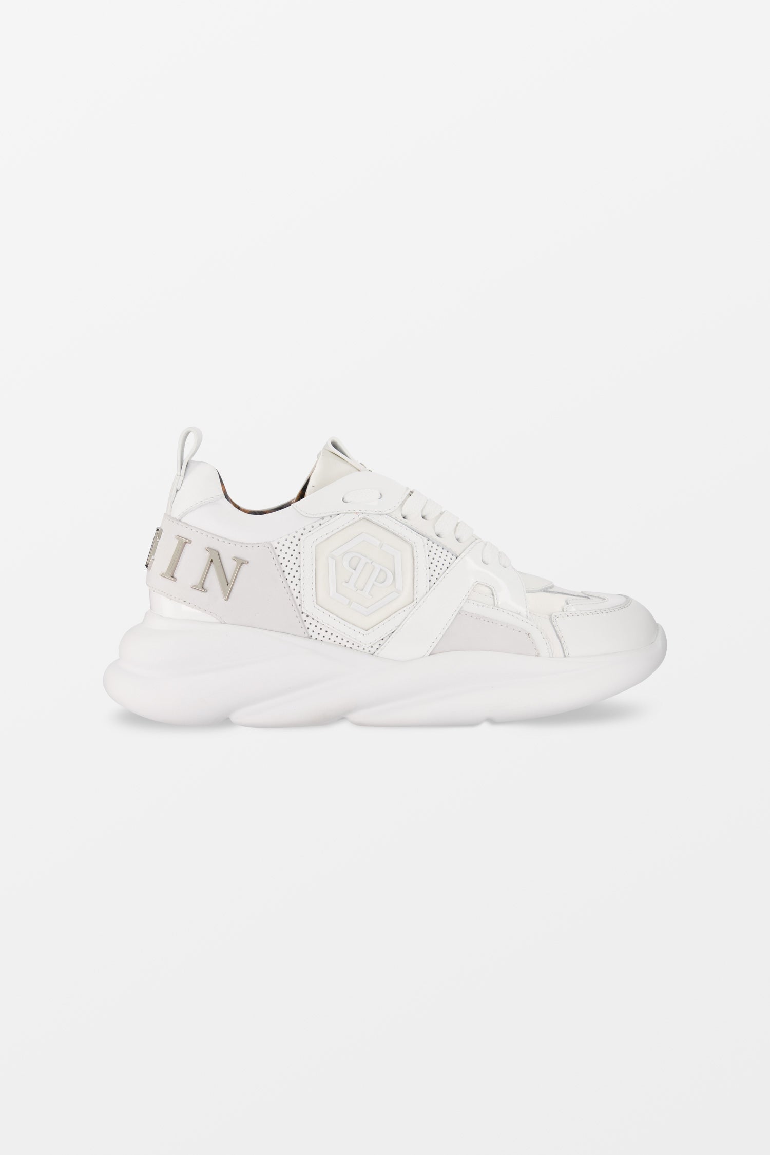 Philipp Plein White Plein Hurricane Sneakers