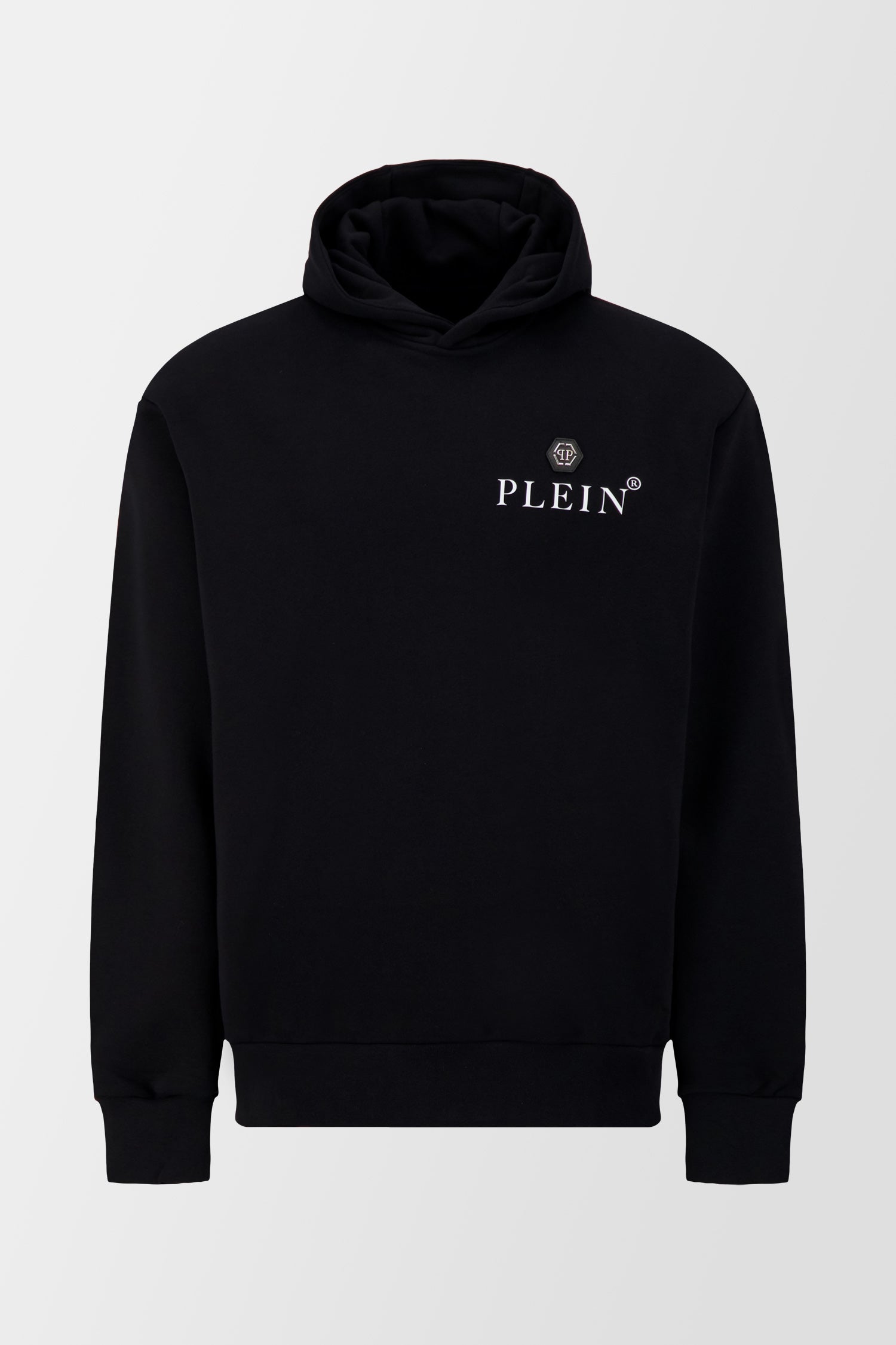 Philipp Plein Black Hexagon Hoodie