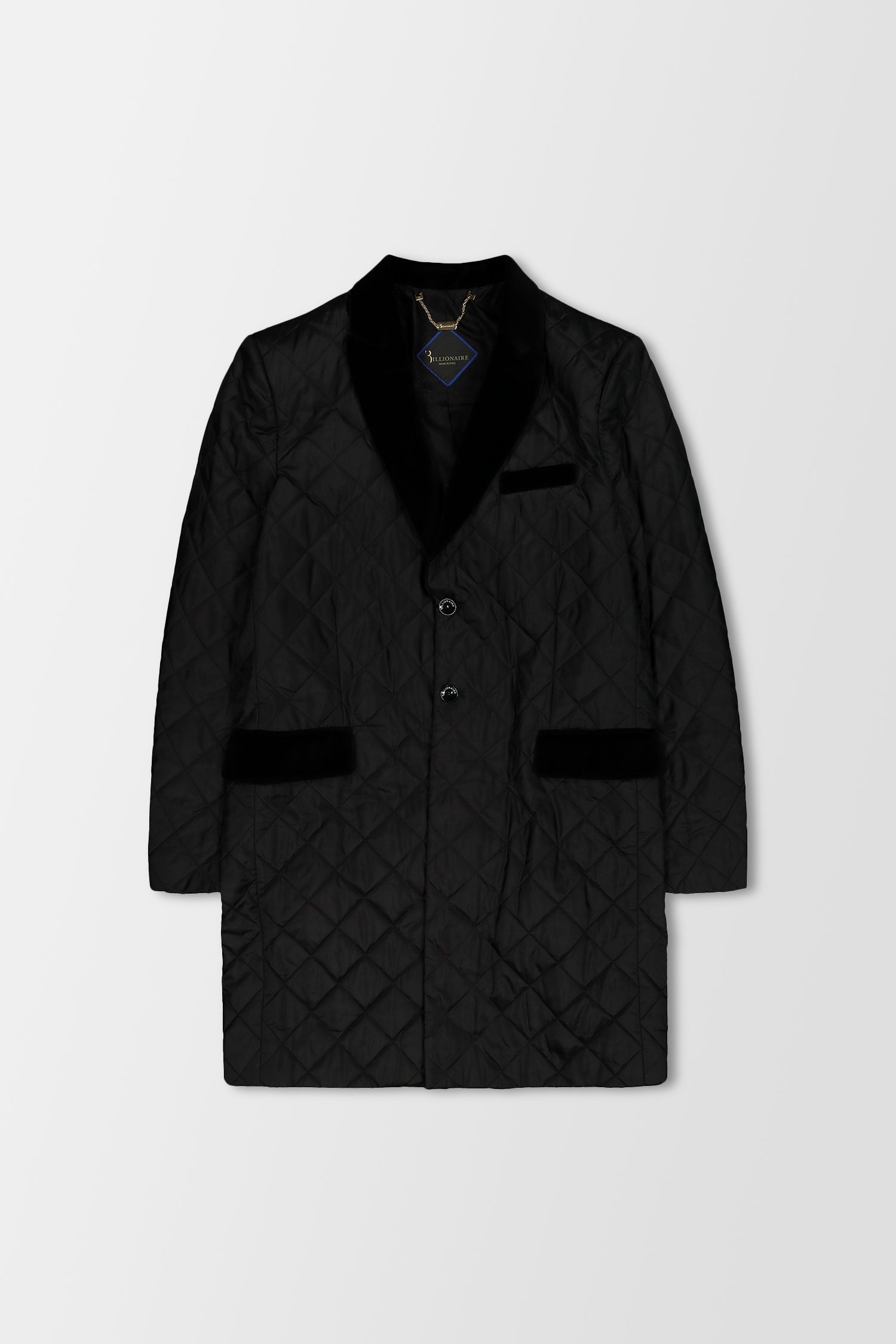 Billionaire Black Long Coat