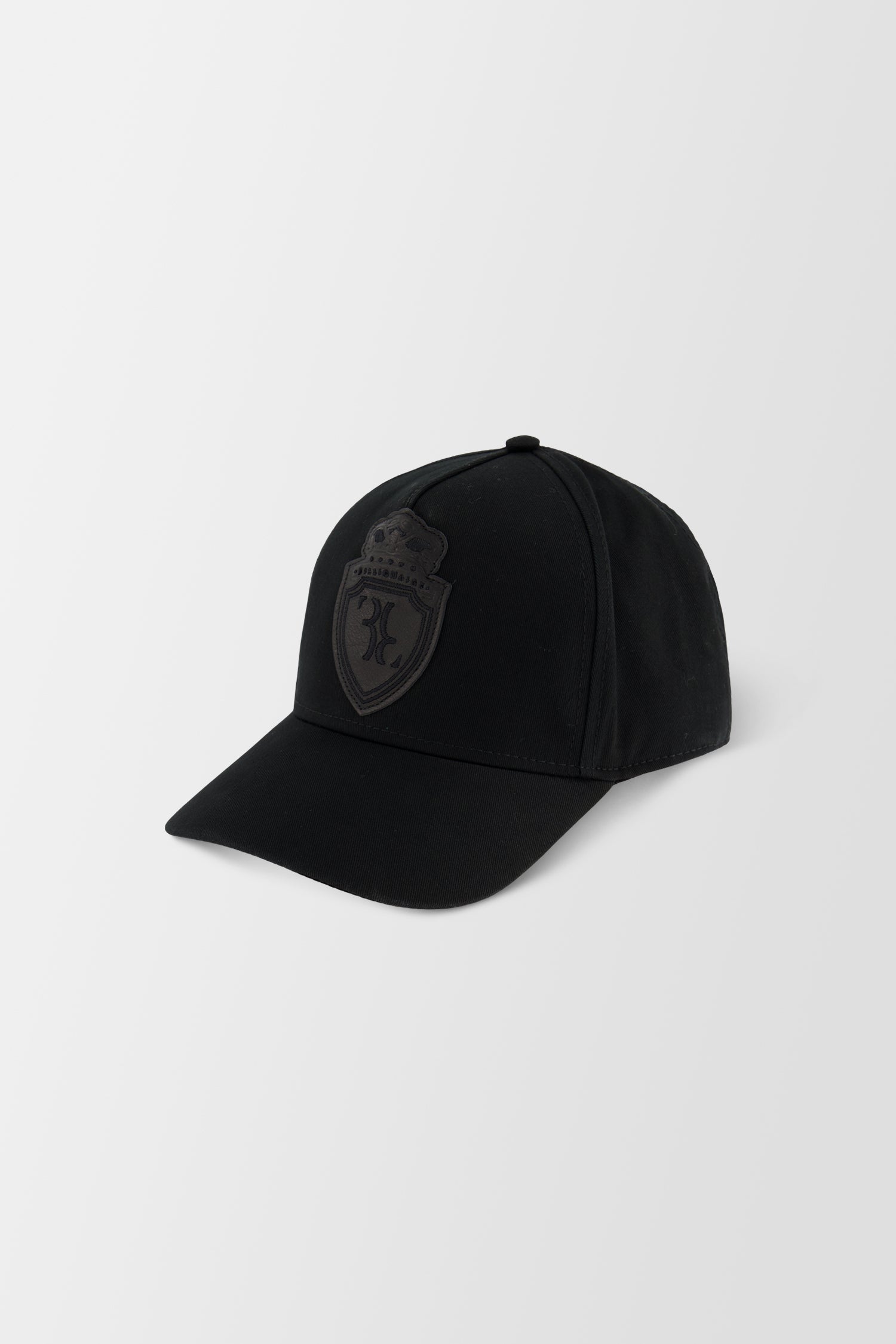 Billionaire Black/Gold Soft Visor Crest Cap