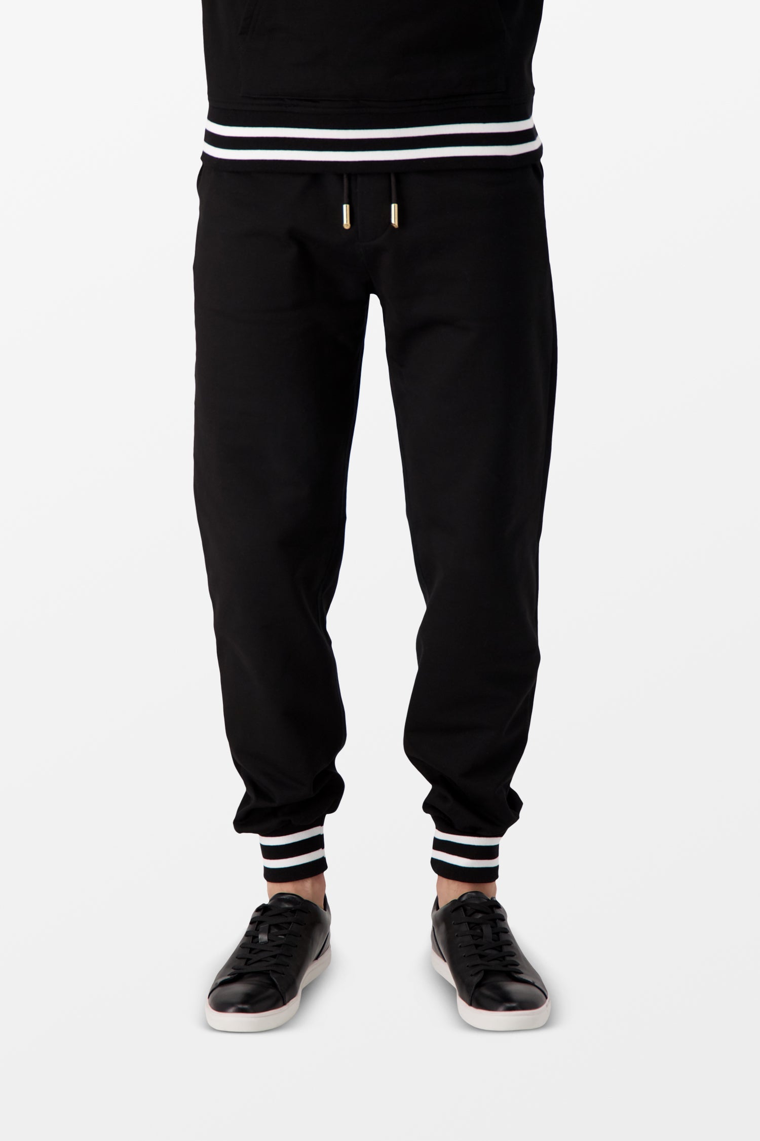 Billionaire Black/Gold Crest Jogging Trousers