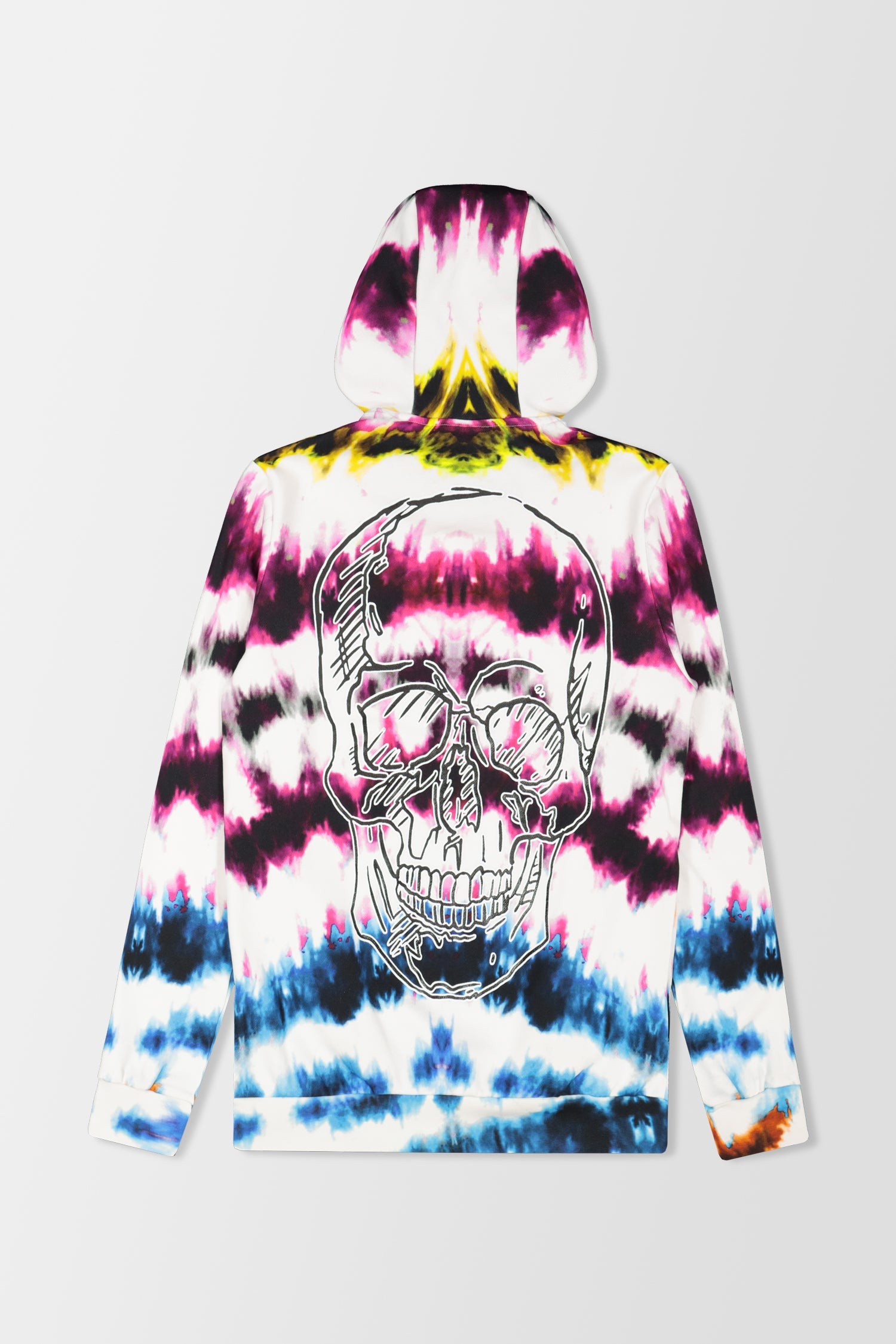 Philipp Plein White Tie Dye Hoodie