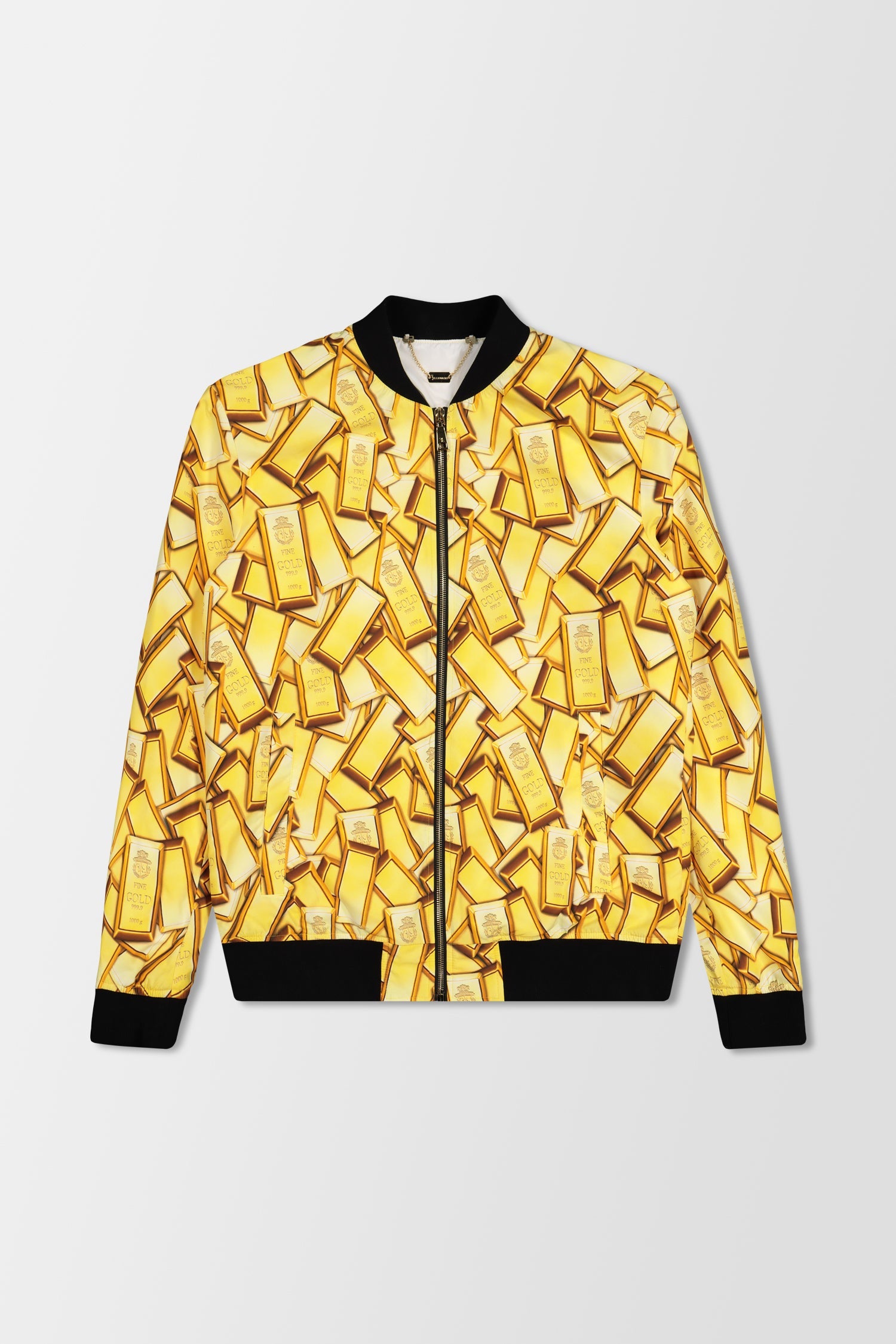 Billionaire Gold Bomber Jacket