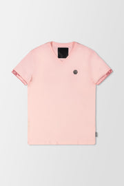 Philipp Plein Rose/Pink V-Neck SS T-Shirt