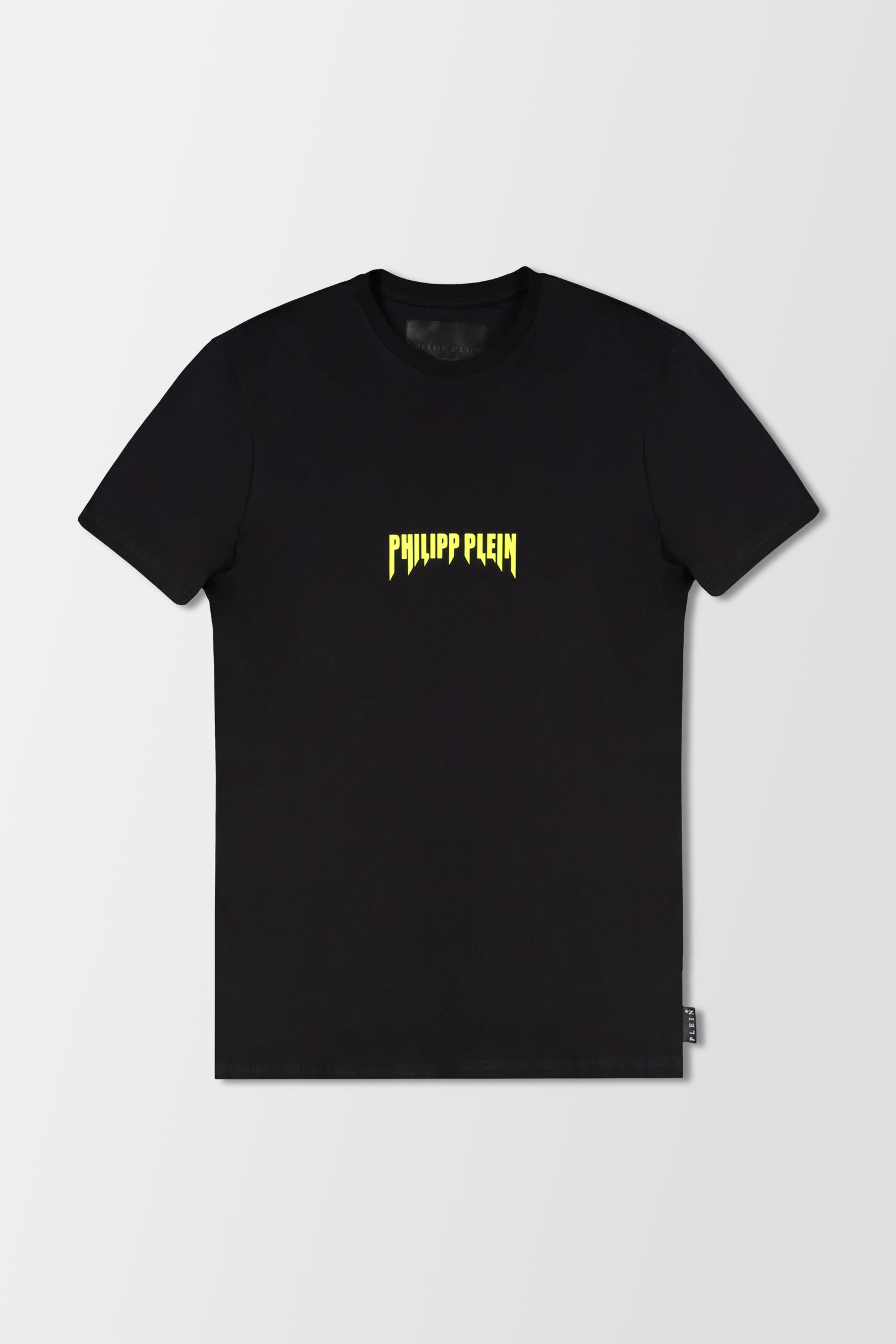 Philipp Plein Black/Yellow Round Neck SS Philipp TM T-Shirt