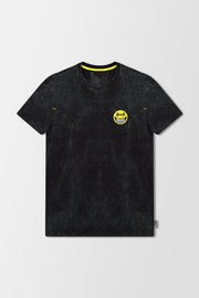 Philipp Plein Black Round Neck  SS Evil Smile T-Shirt