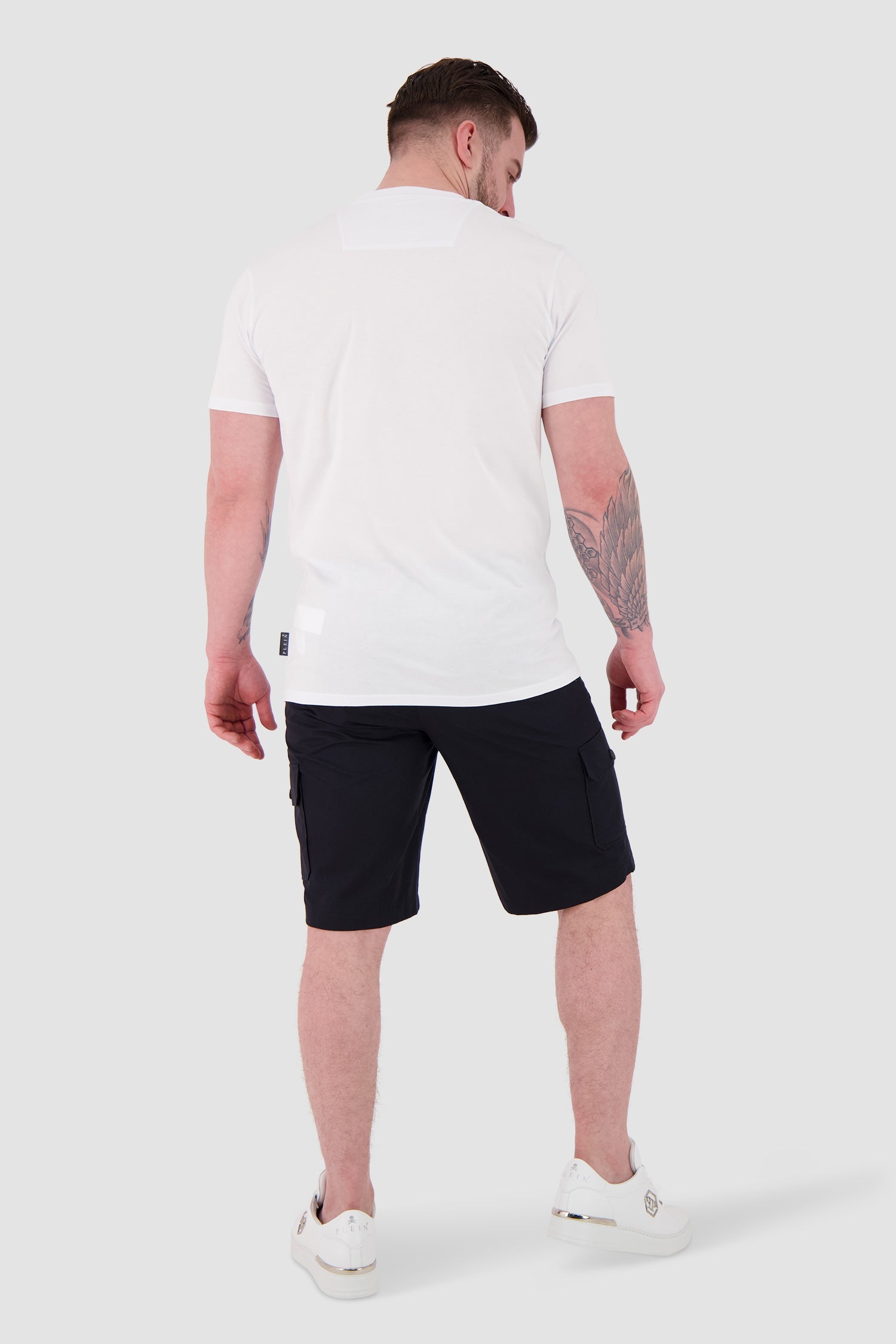 Philipp Plein White Round Neck SS PAK T-Shirt