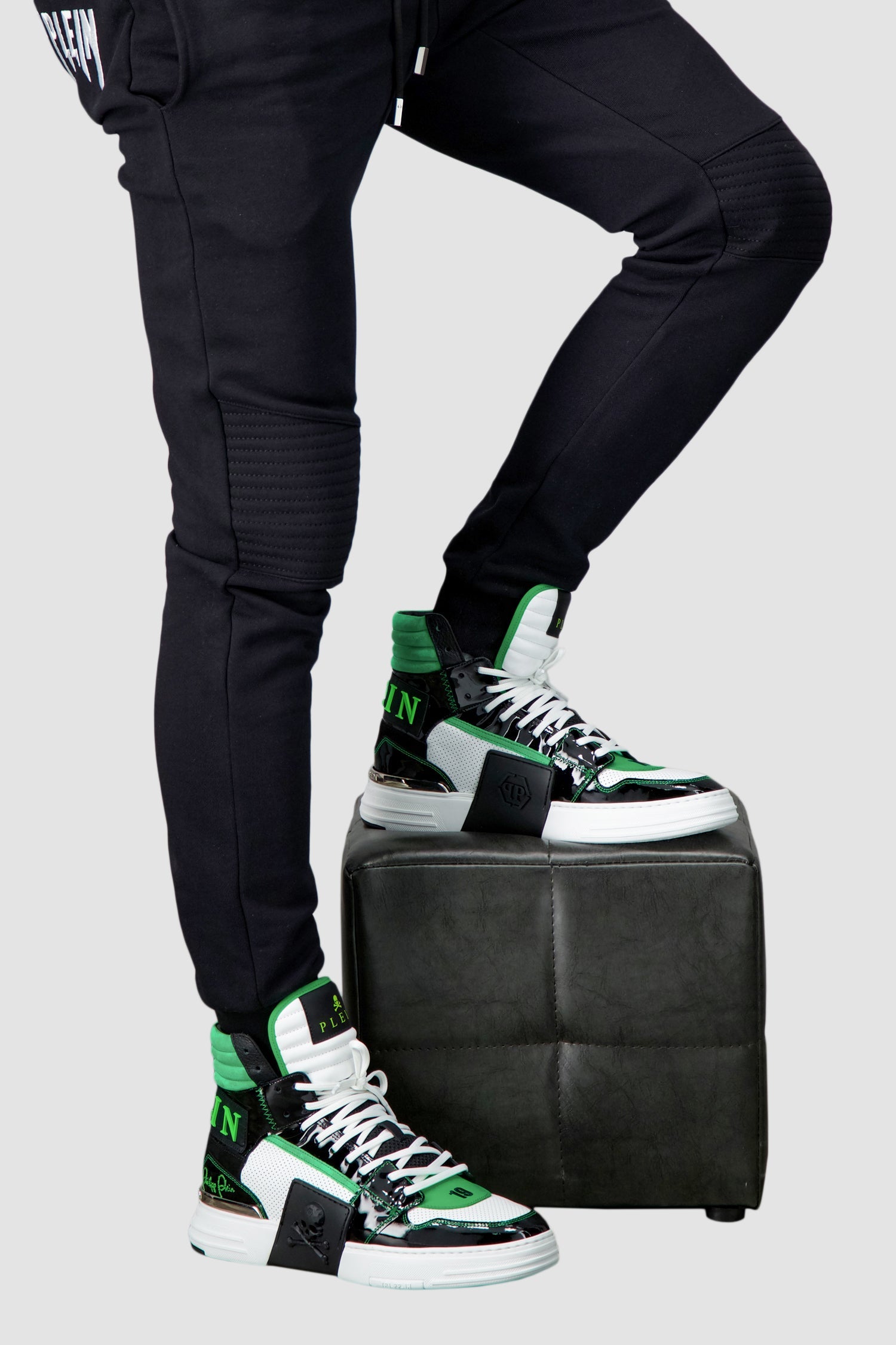 Philipp Plein Green Phantom KICK$ Sneakers