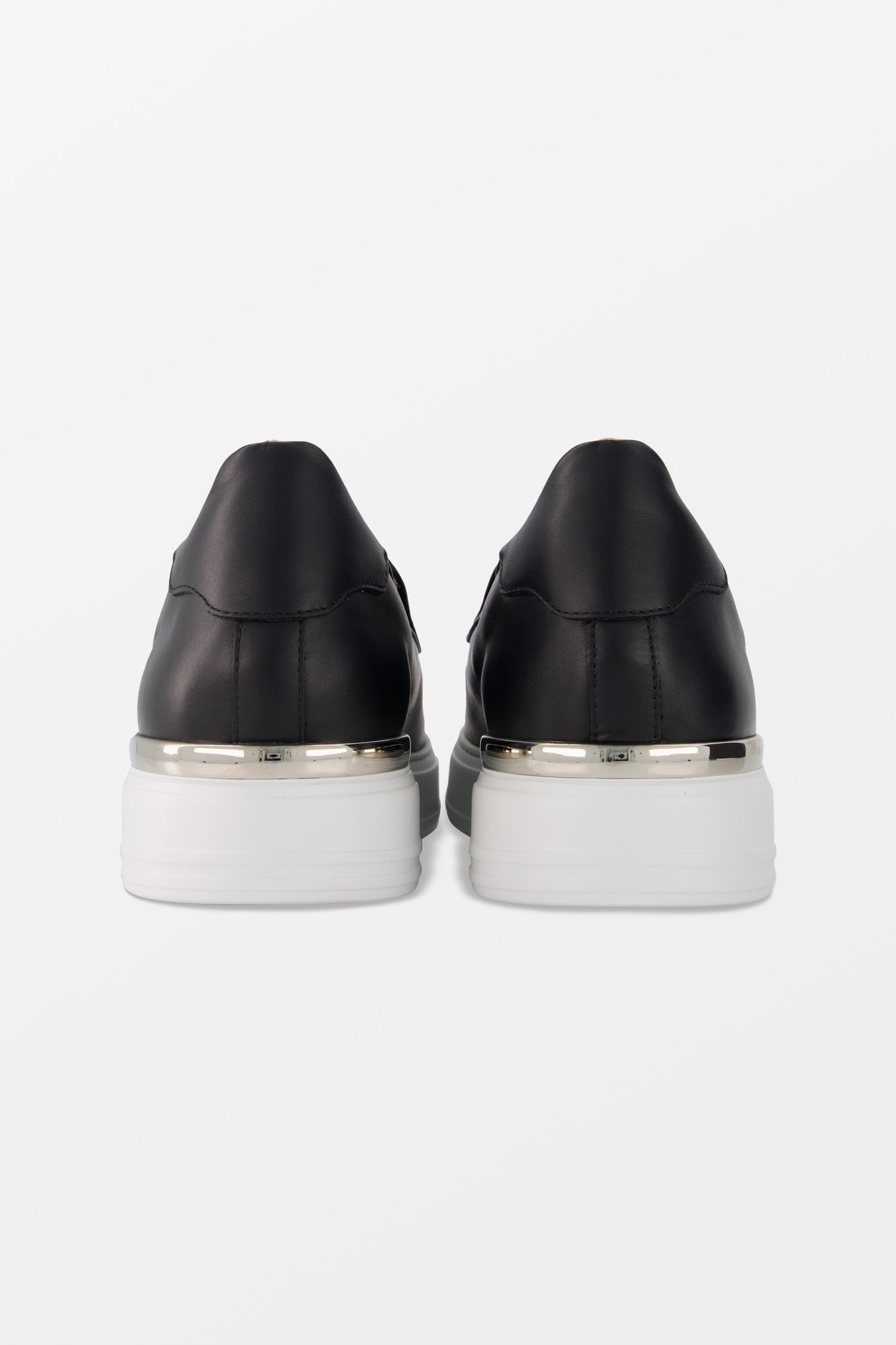 Philipp Plein Black Hexagon Slip-Ons