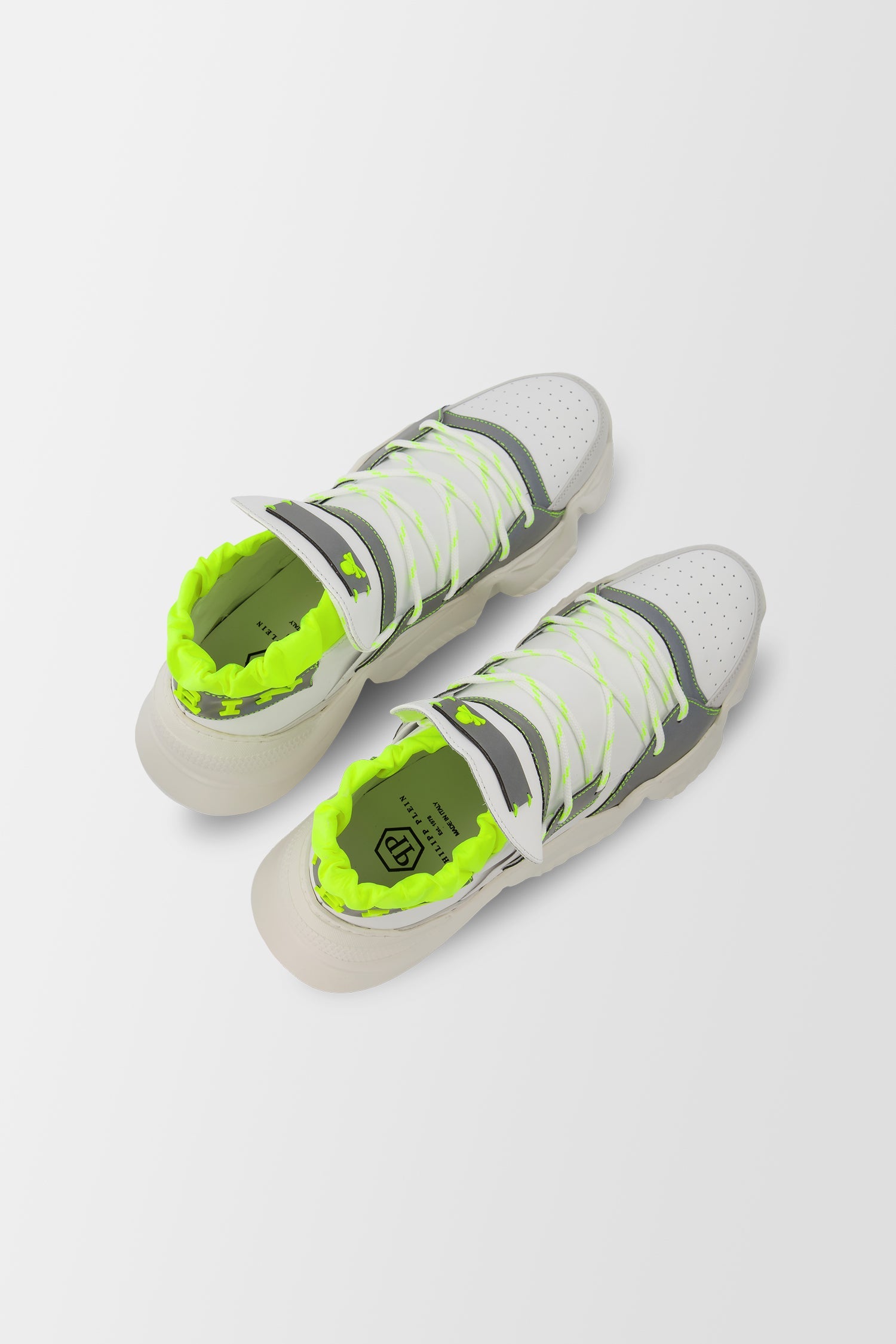 Philipp Plein White Monster Sneakers