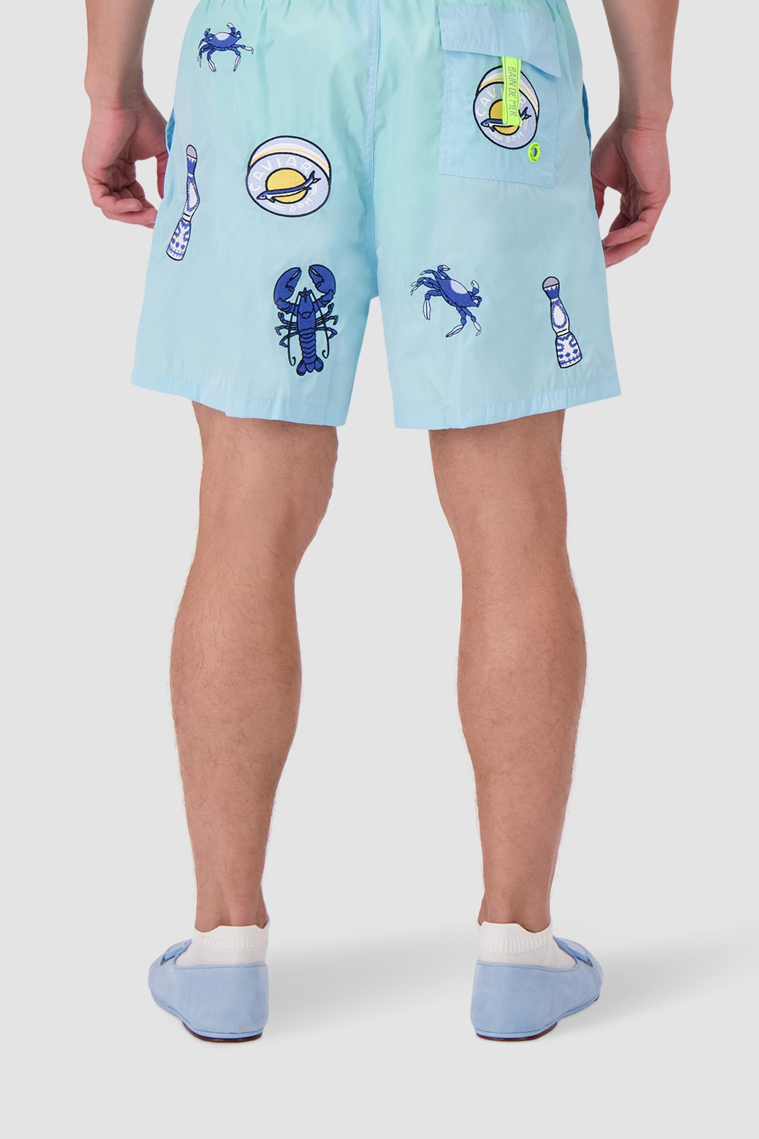 Edhen Milano Comporta Fly Light Blue Suede Loafers