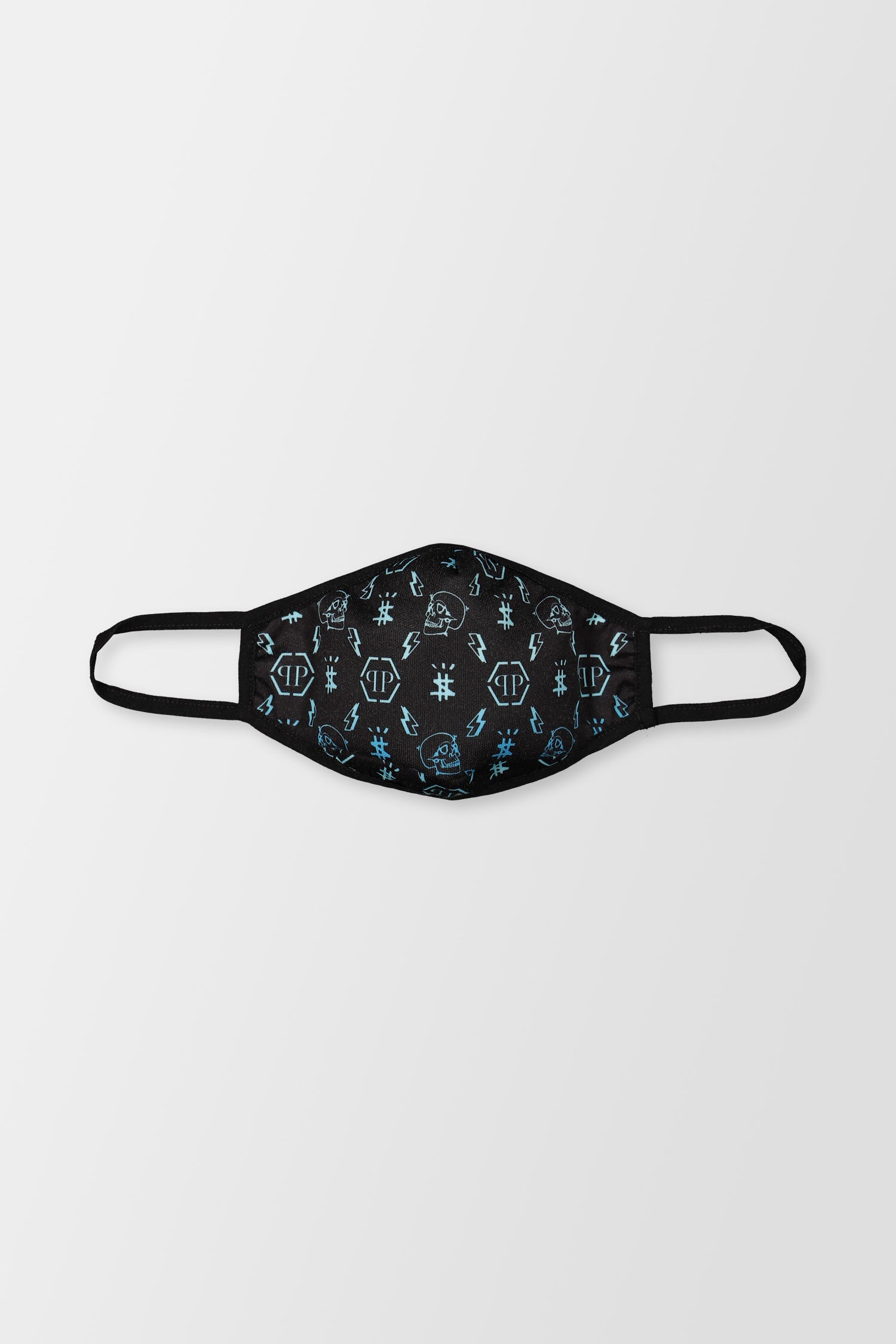 Philipp Plein Monogram Black/Dark blue Face Mask