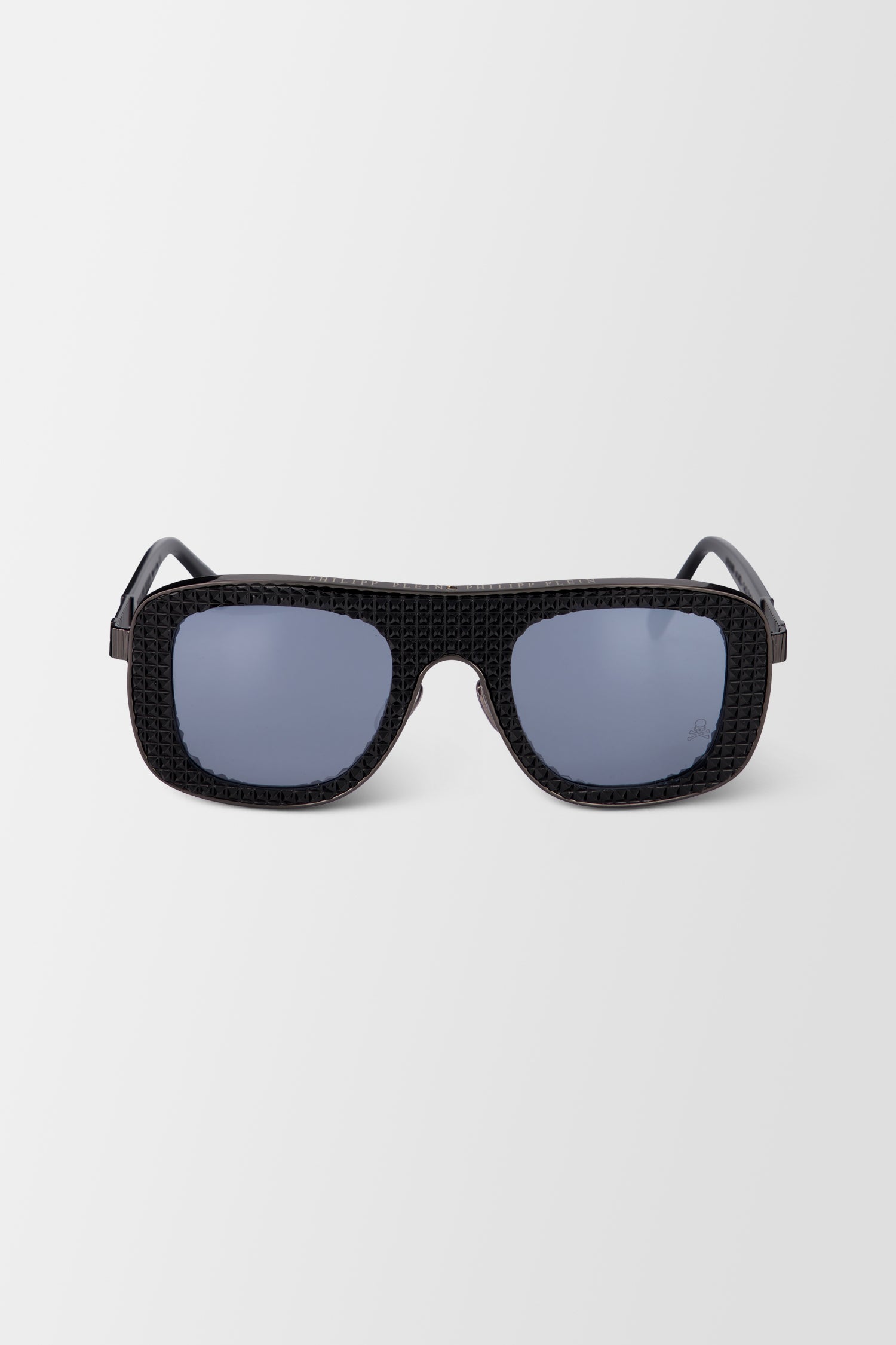 Philipp Plein Nickel/Black Sunglasses