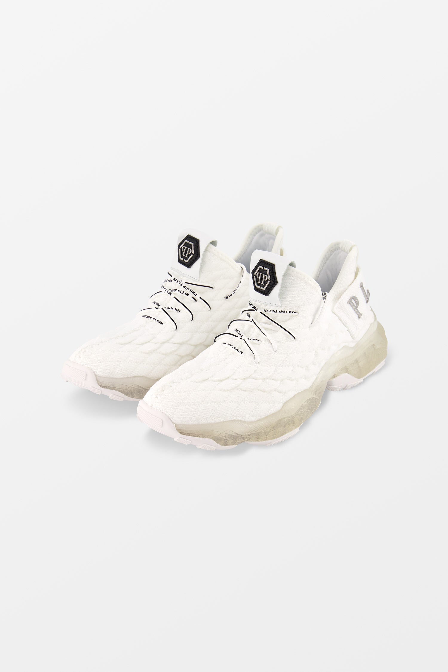 Philipp Plein White HYPER $HOCK Wit Sneakers