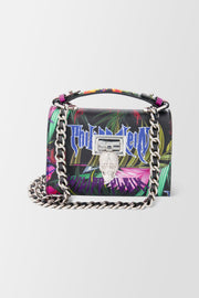Philipp Plein Multicolor Jungle Rock Top Handle Bag
