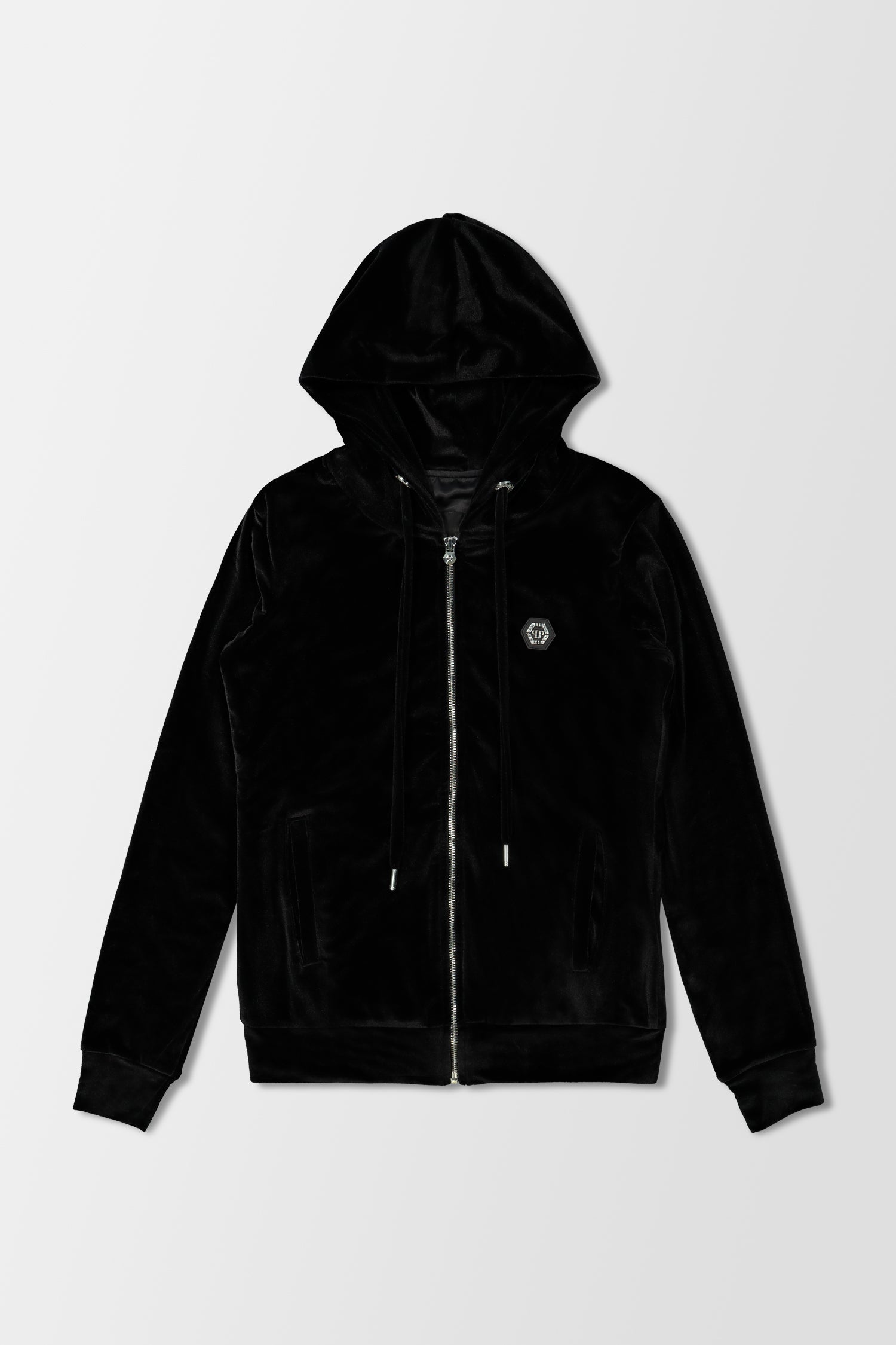 Philipp Plein Black Teddy Bear Hoodie